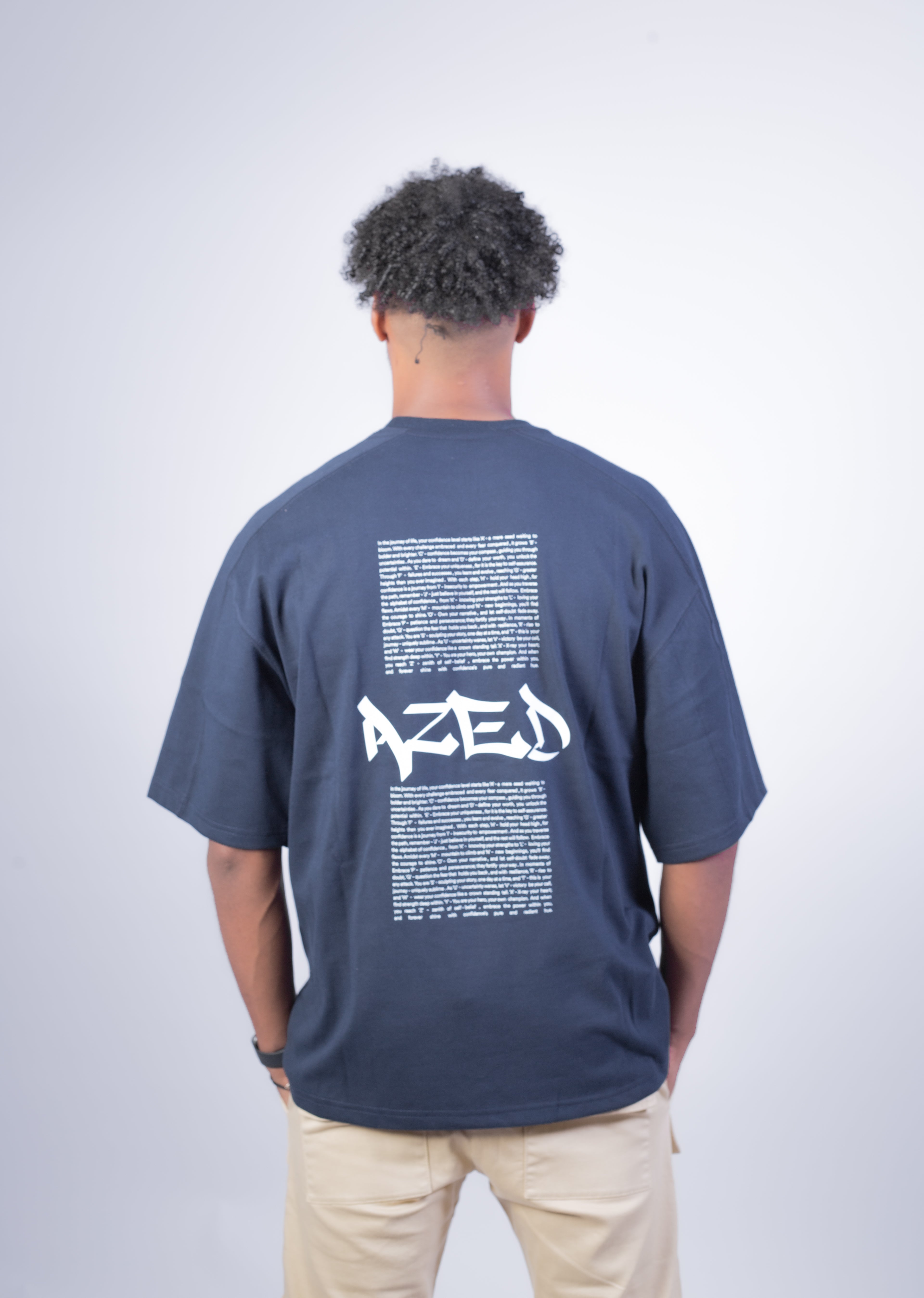 260 GSM Heavy Washed Oversize T-Shirt Model 012