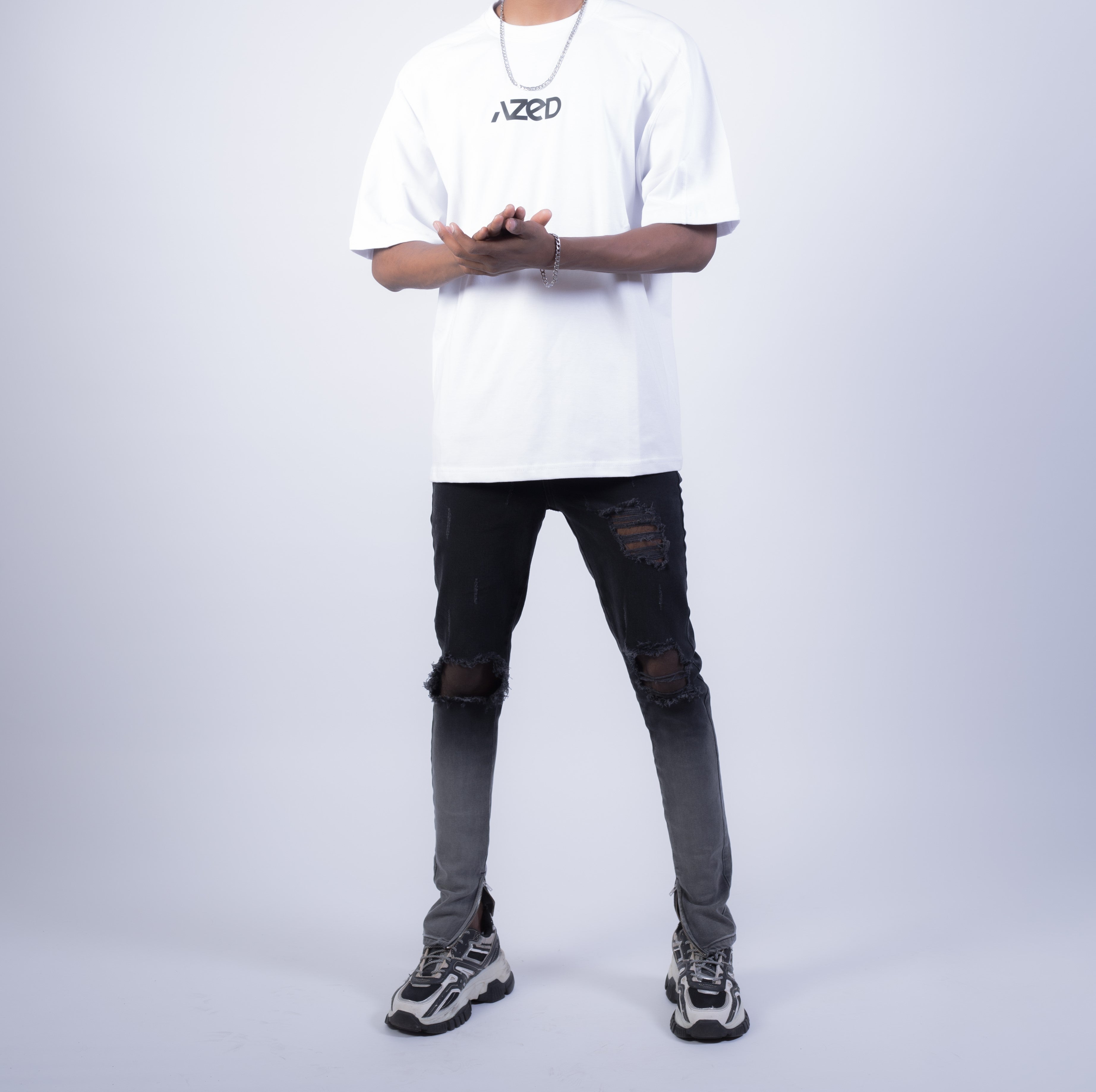 AZED® Core Basic Tee — White Edition