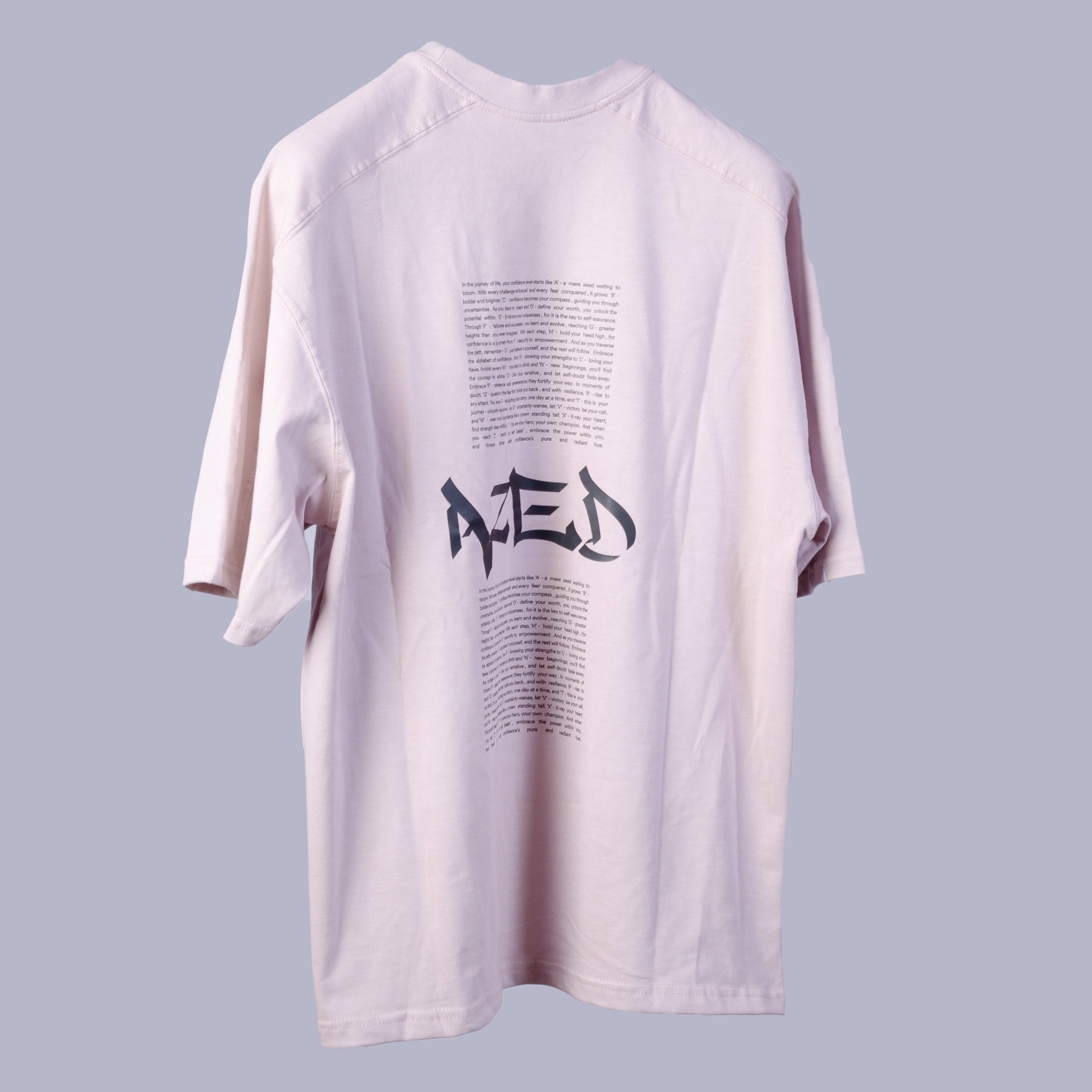 AZED® Core Basic Tee — Light Pink Edition