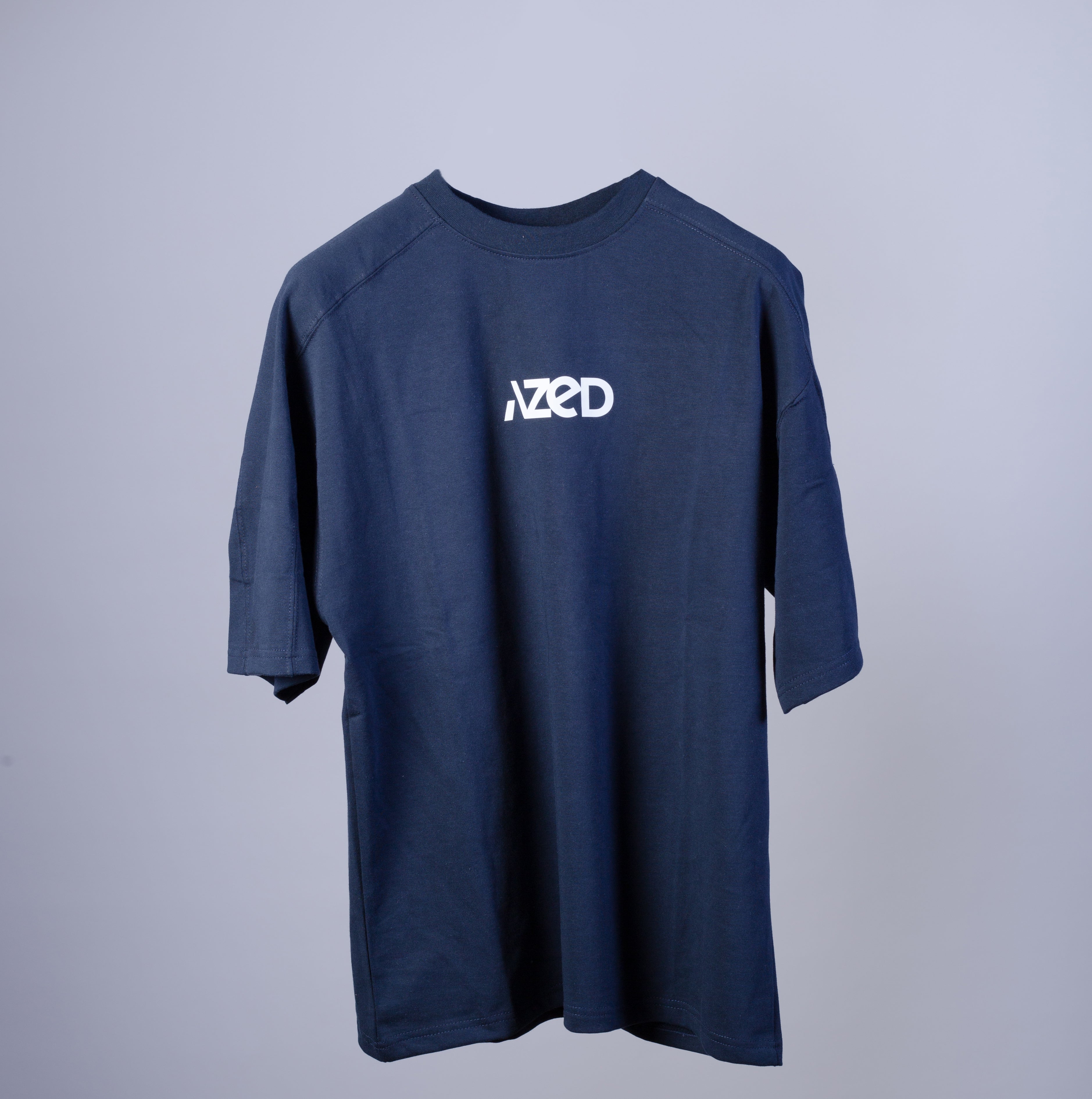 AZED® Oversized Essential T-Shirt — Navy Blue