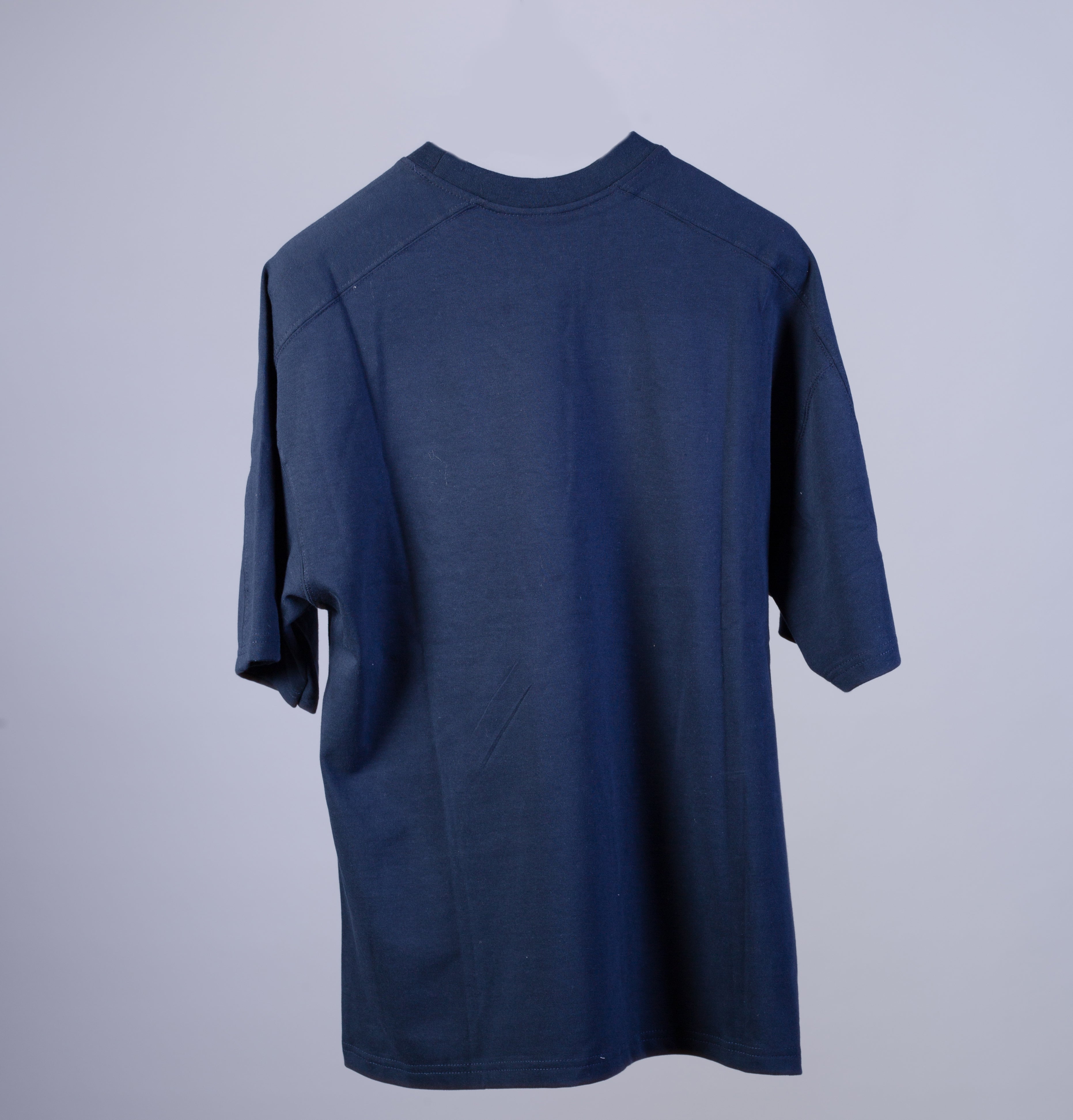 AZED® Oversized Essential T-Shirt — Navy Blue