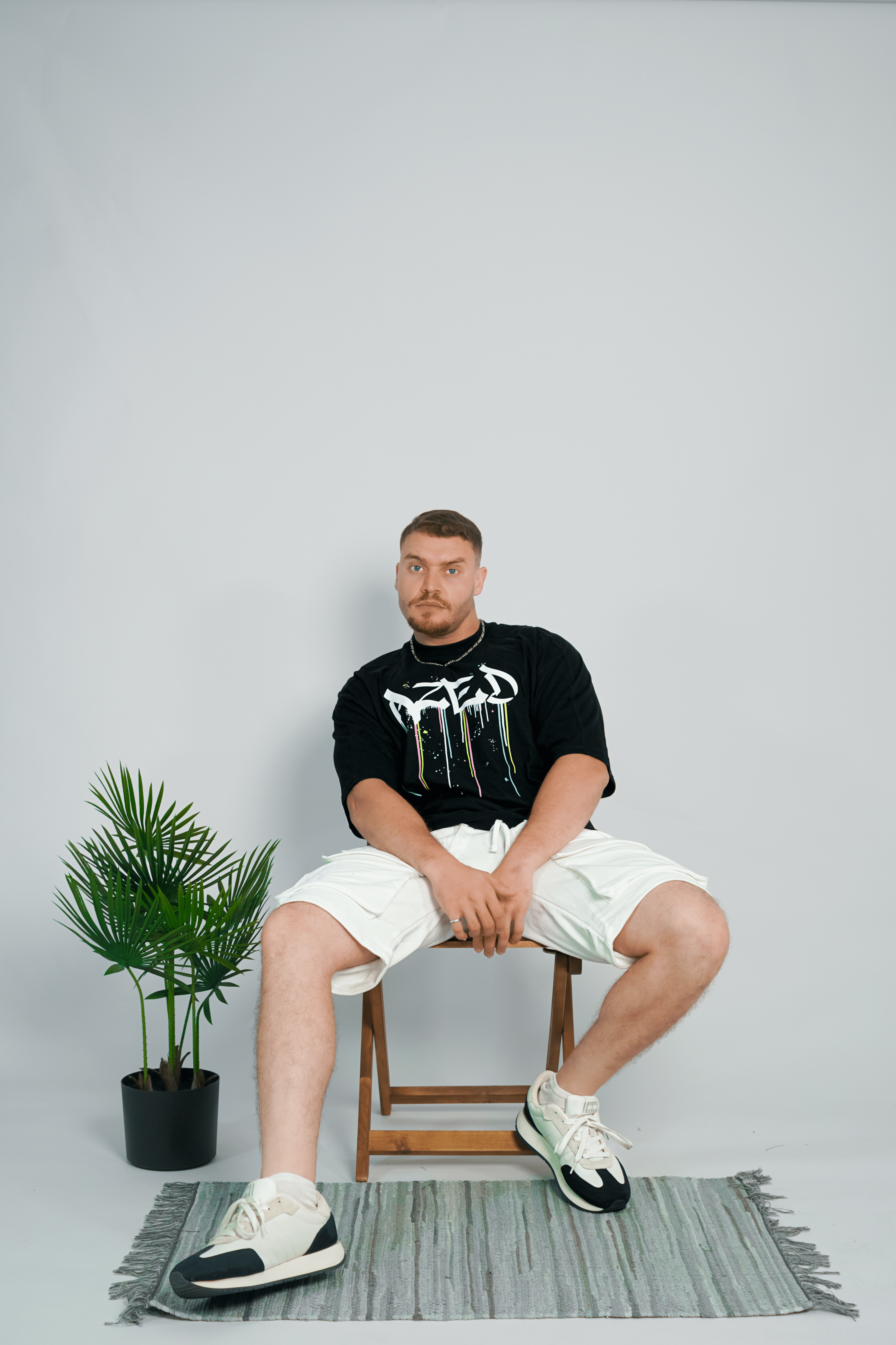 AZED® Graffiti Drip T-Shirt — Black Edition