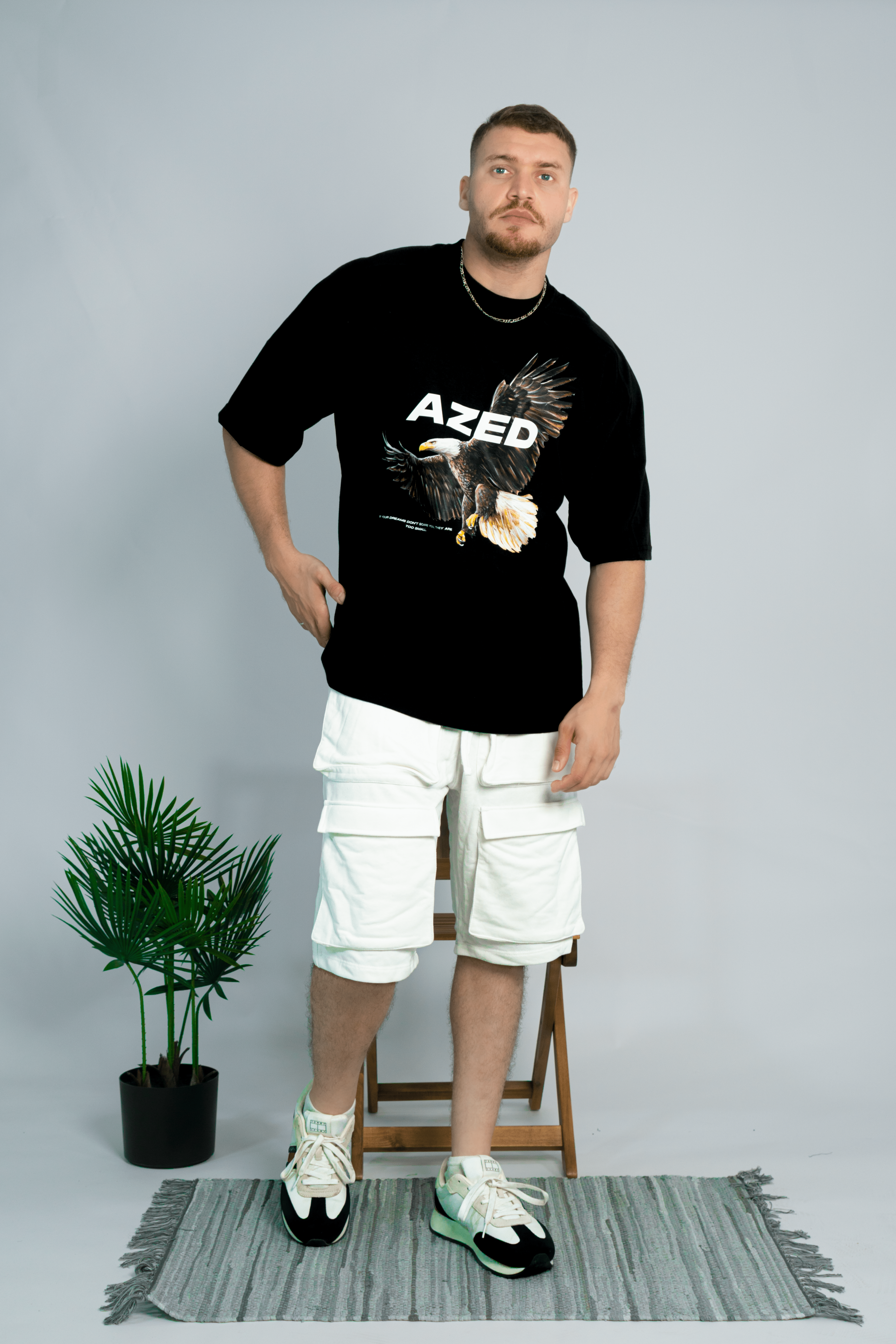 AZED® Eagle Spirit T-Shirt — Black Edition