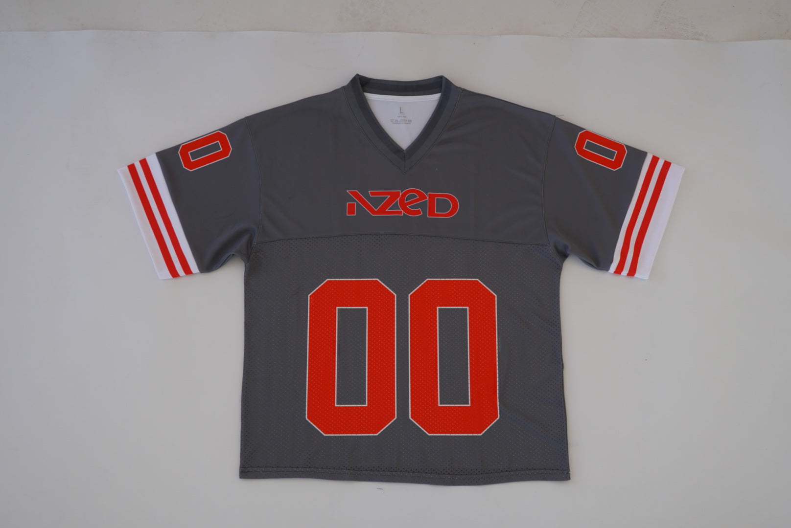 AZED Vintage Football Jersey – Grey Edition
