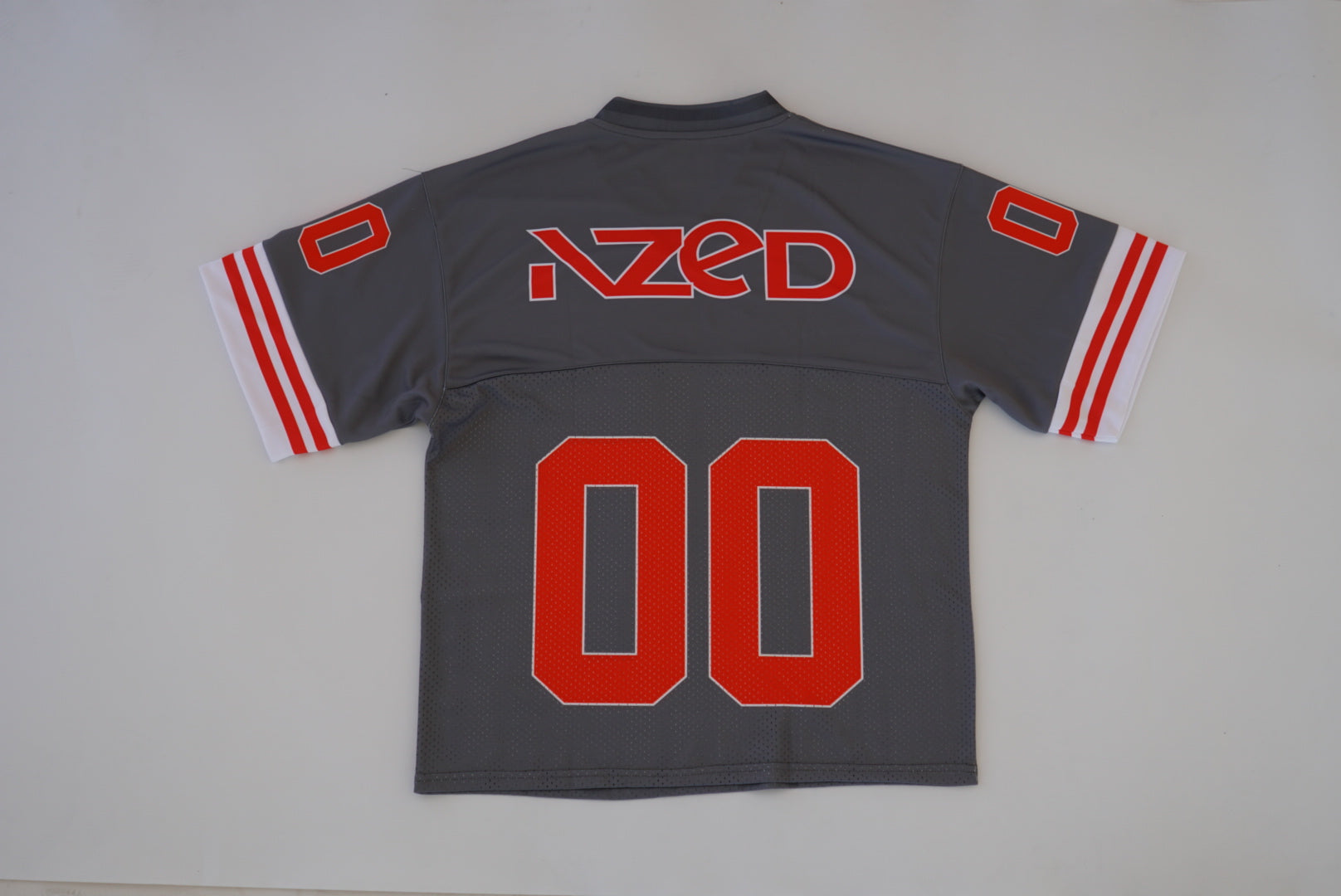 AZED Vintage Football Jersey – Grey Edition