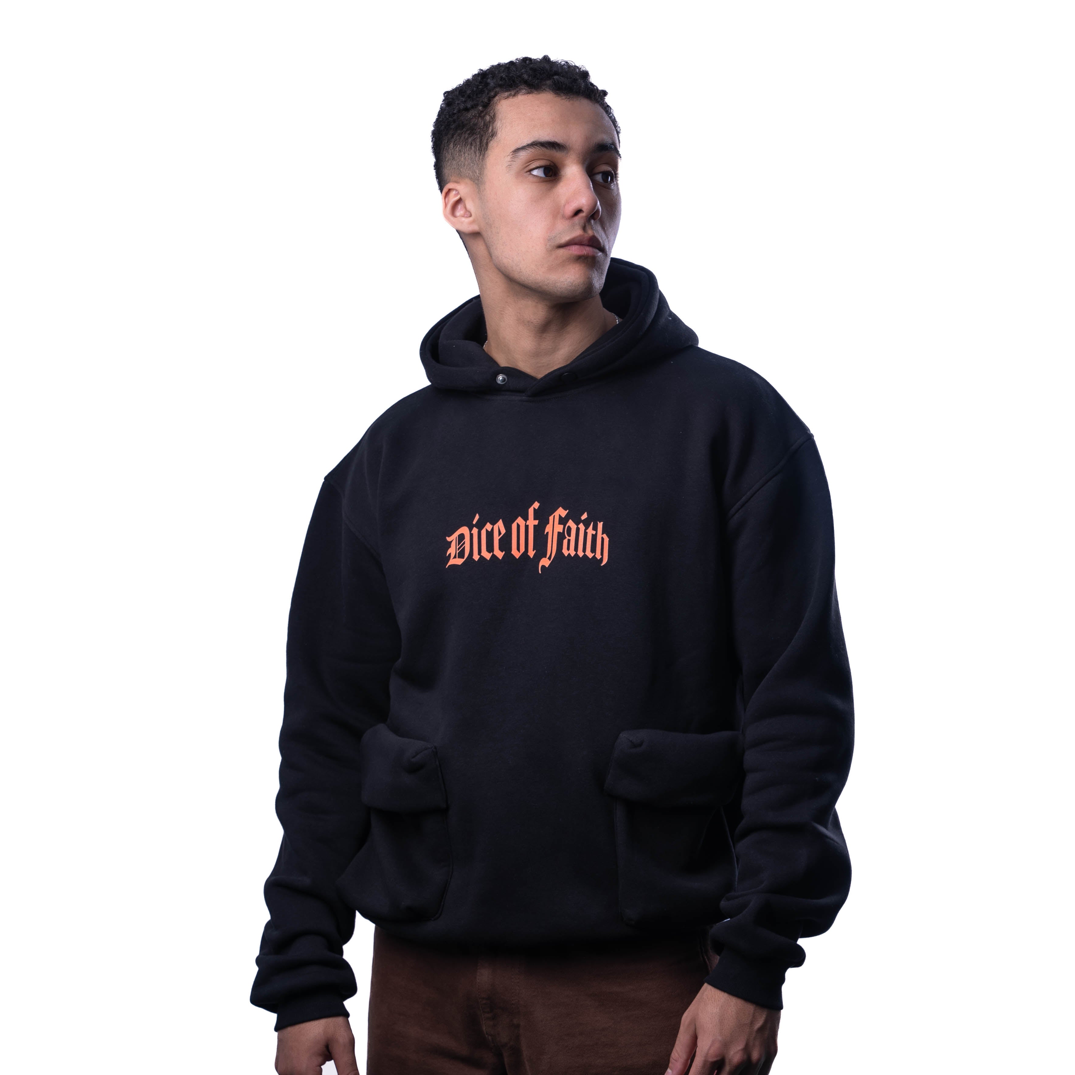 AZED® Dice of Faith Hoodie — Black Edition