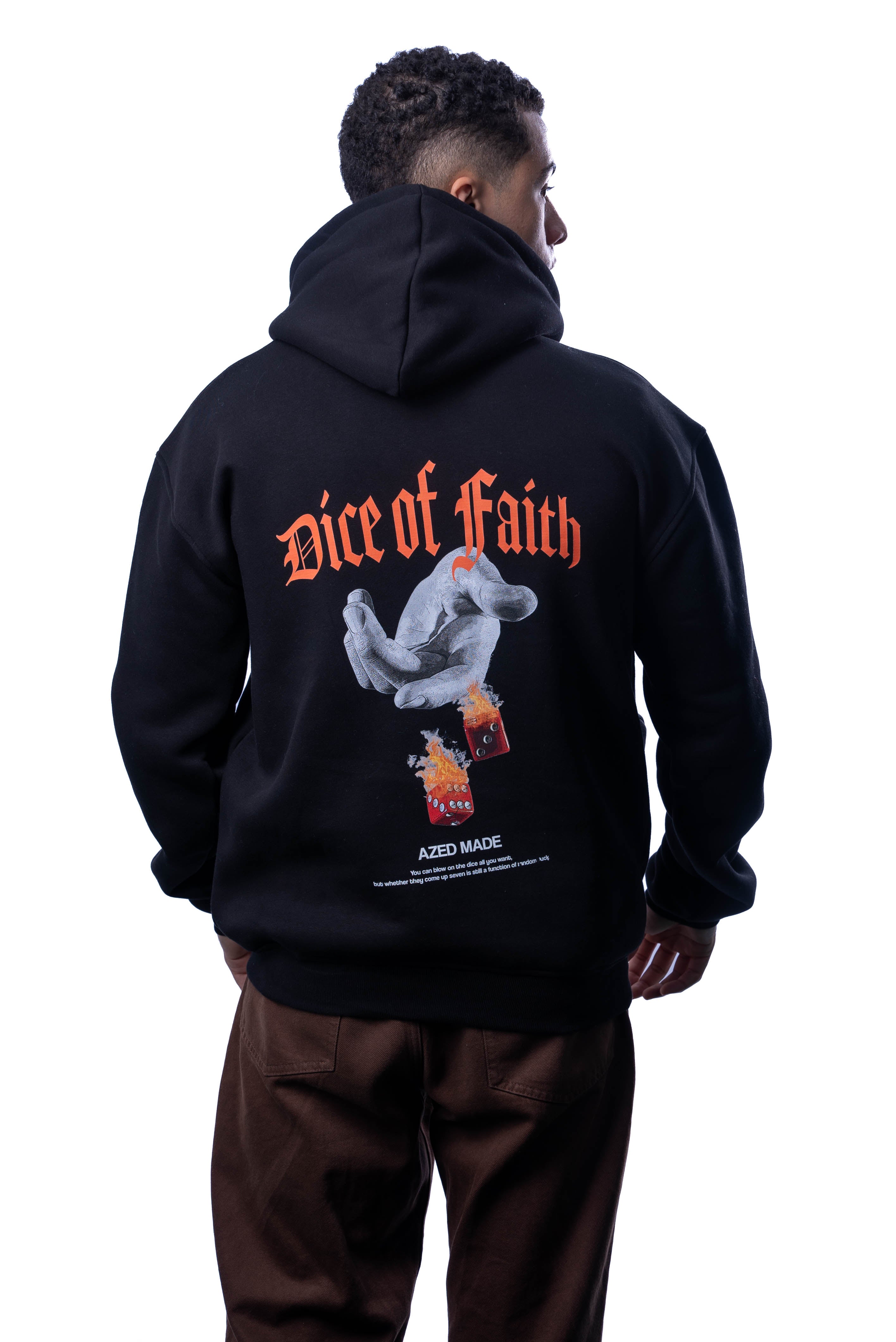 AZED® Dice of Faith Hoodie — Black Edition