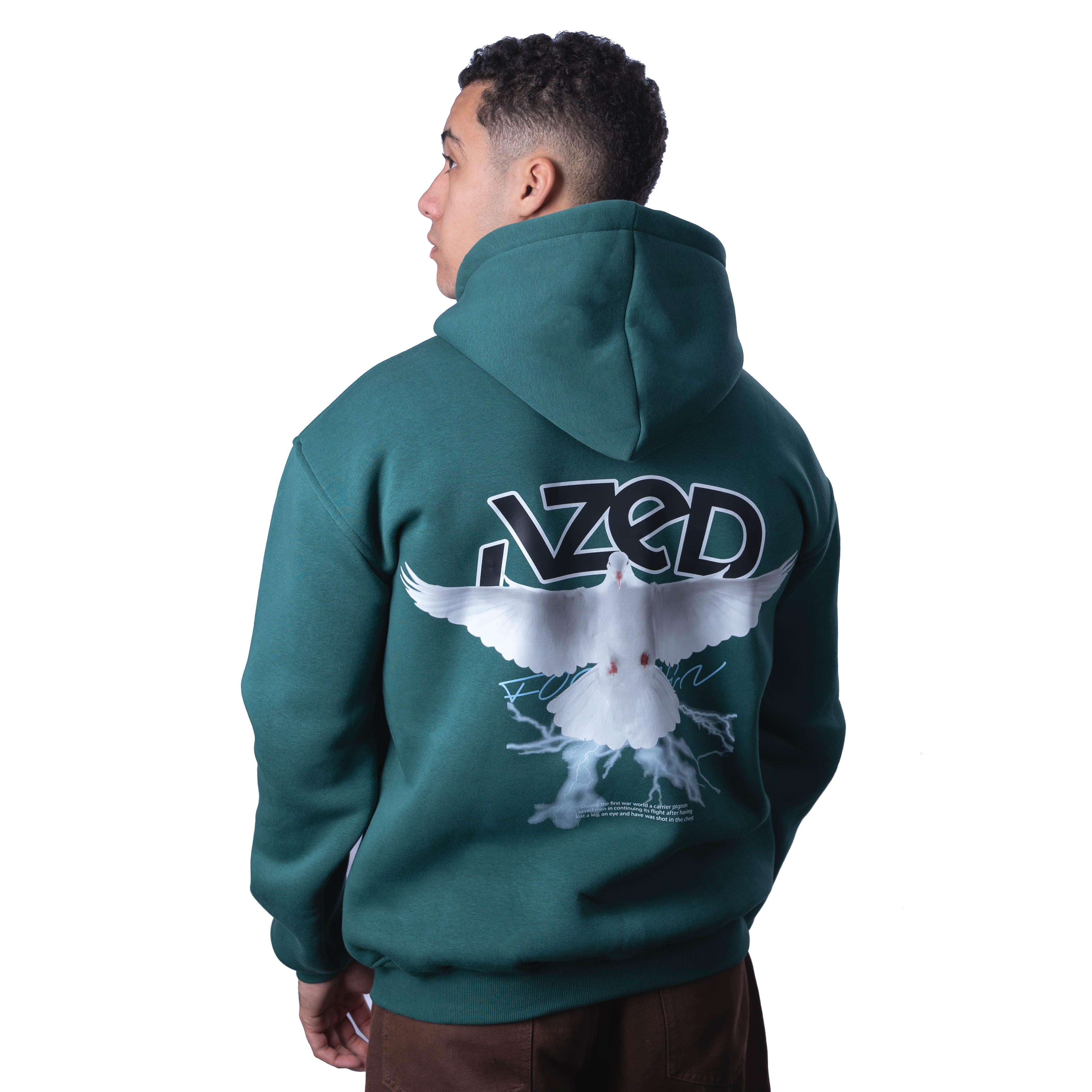 AZED® Freedom Hoodie — Forest Dove Edition