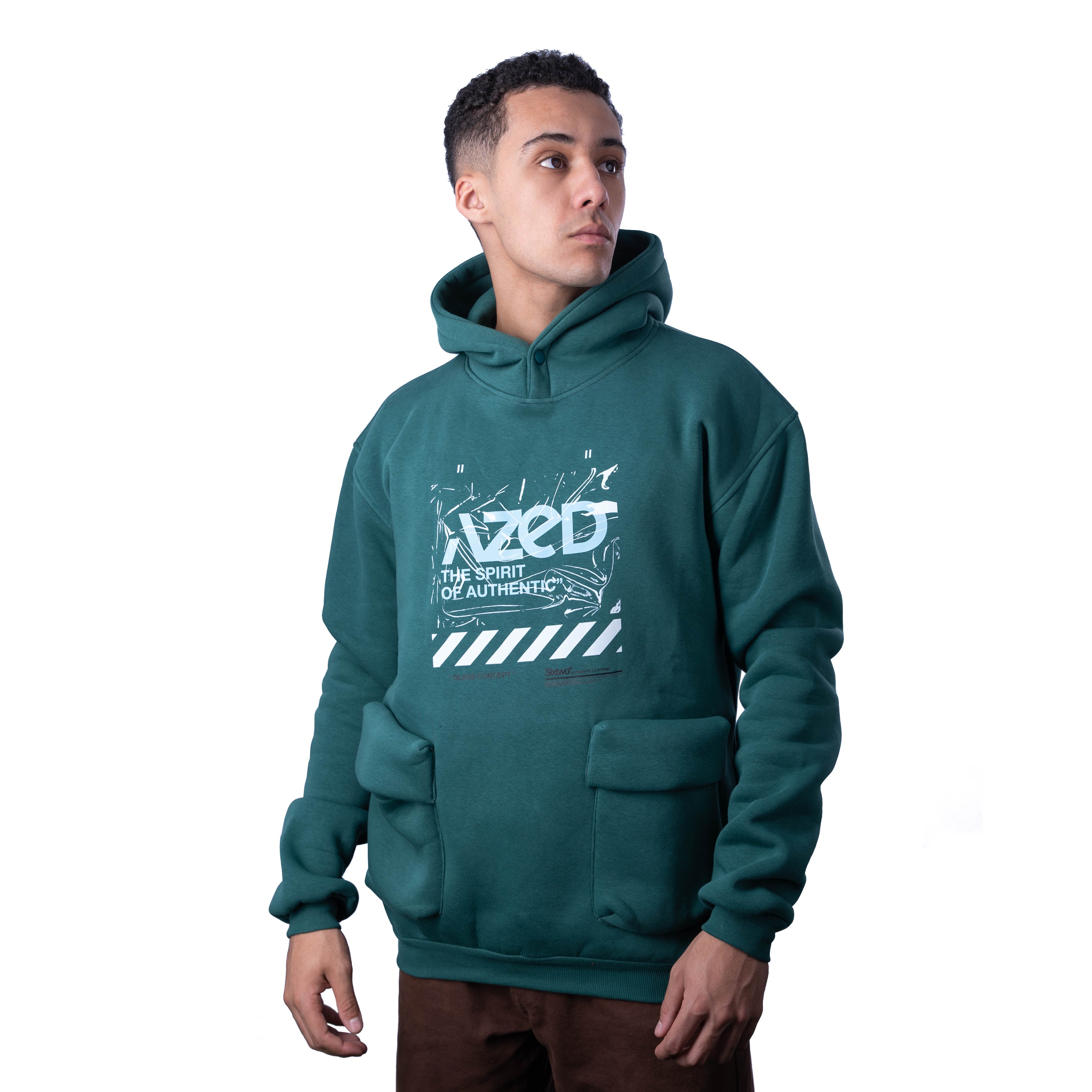 AZED® Spirit of Authentic Hoodie — Forest Green Edition