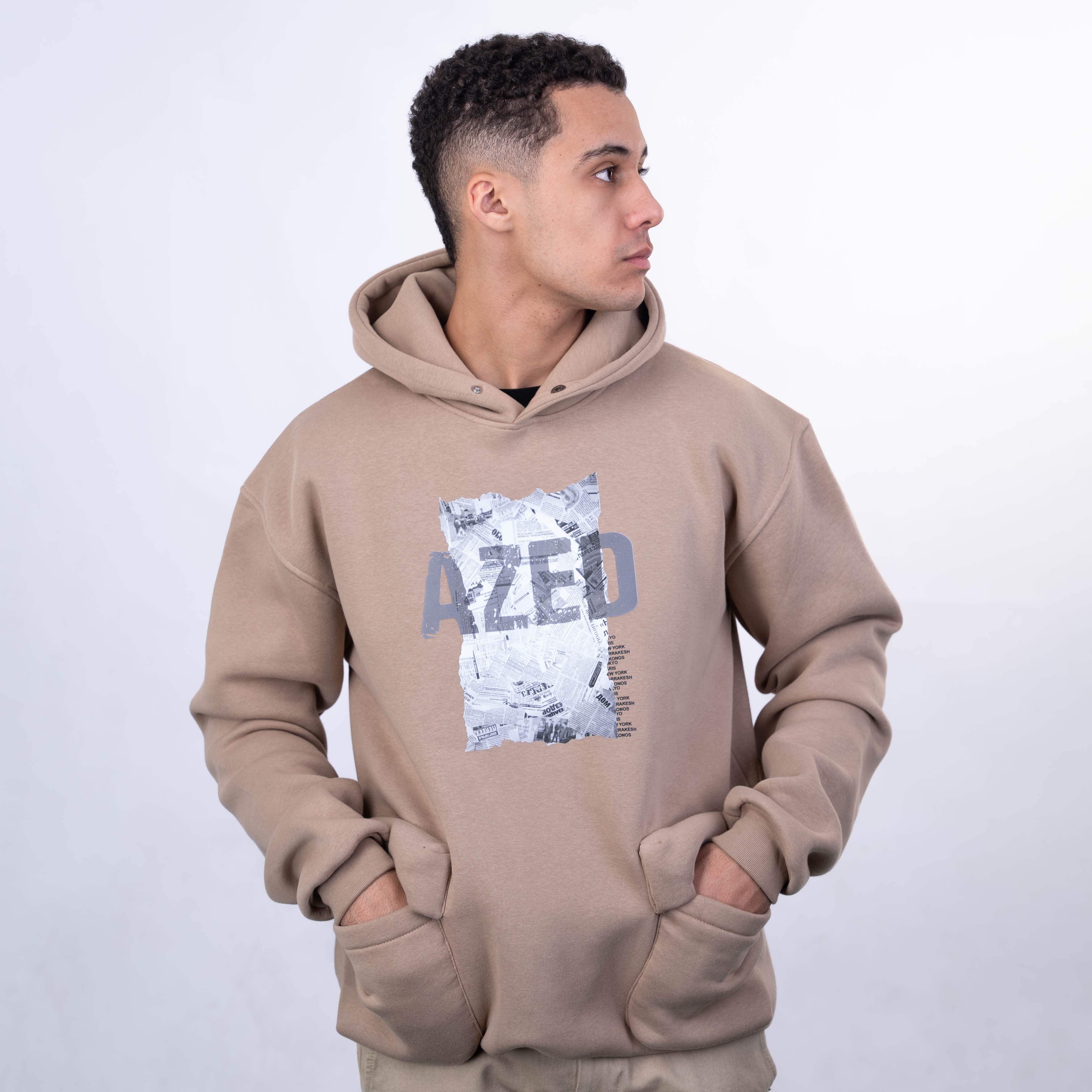 AZED® Art Series Hoodie — Sand Edition