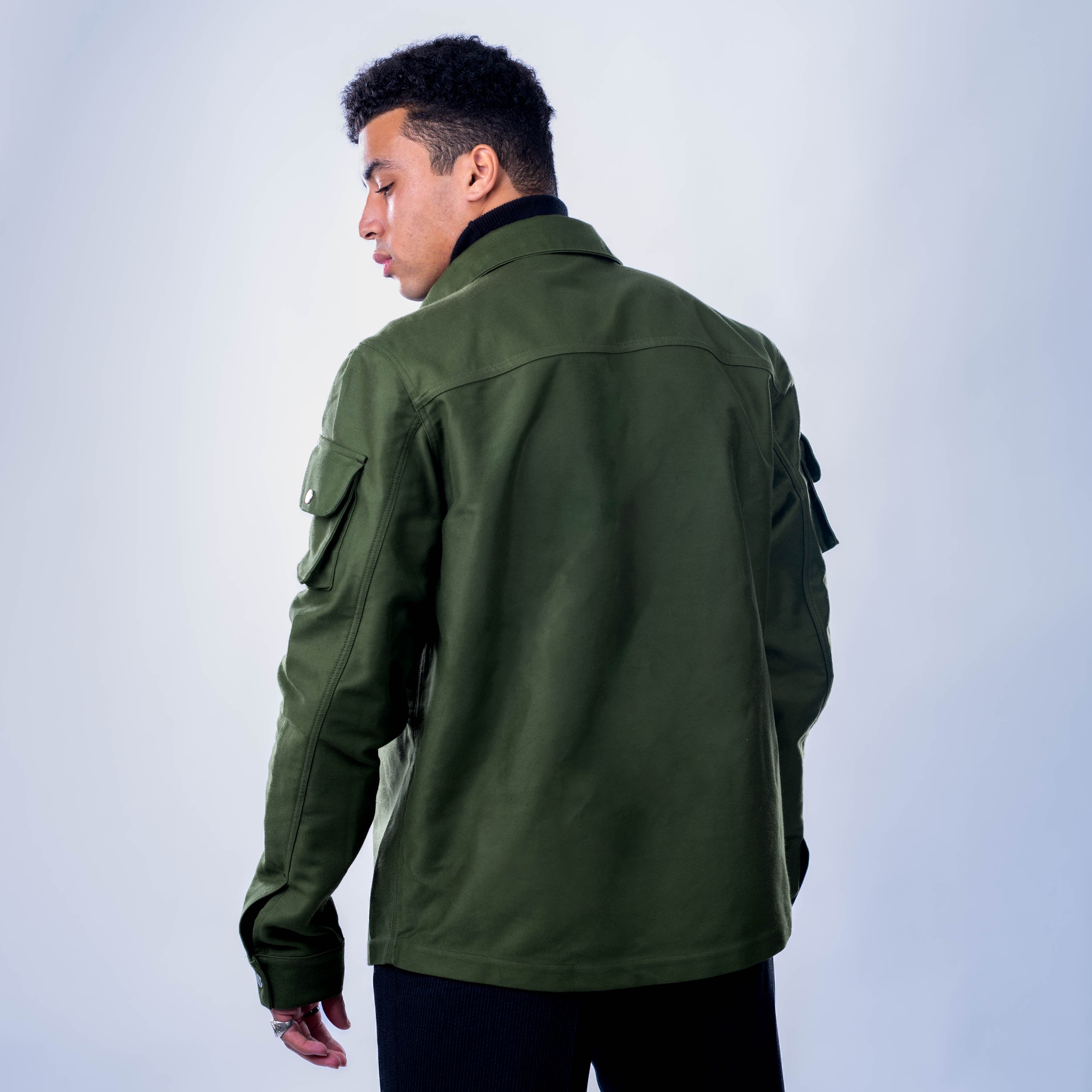 AZED Military Style green jacket