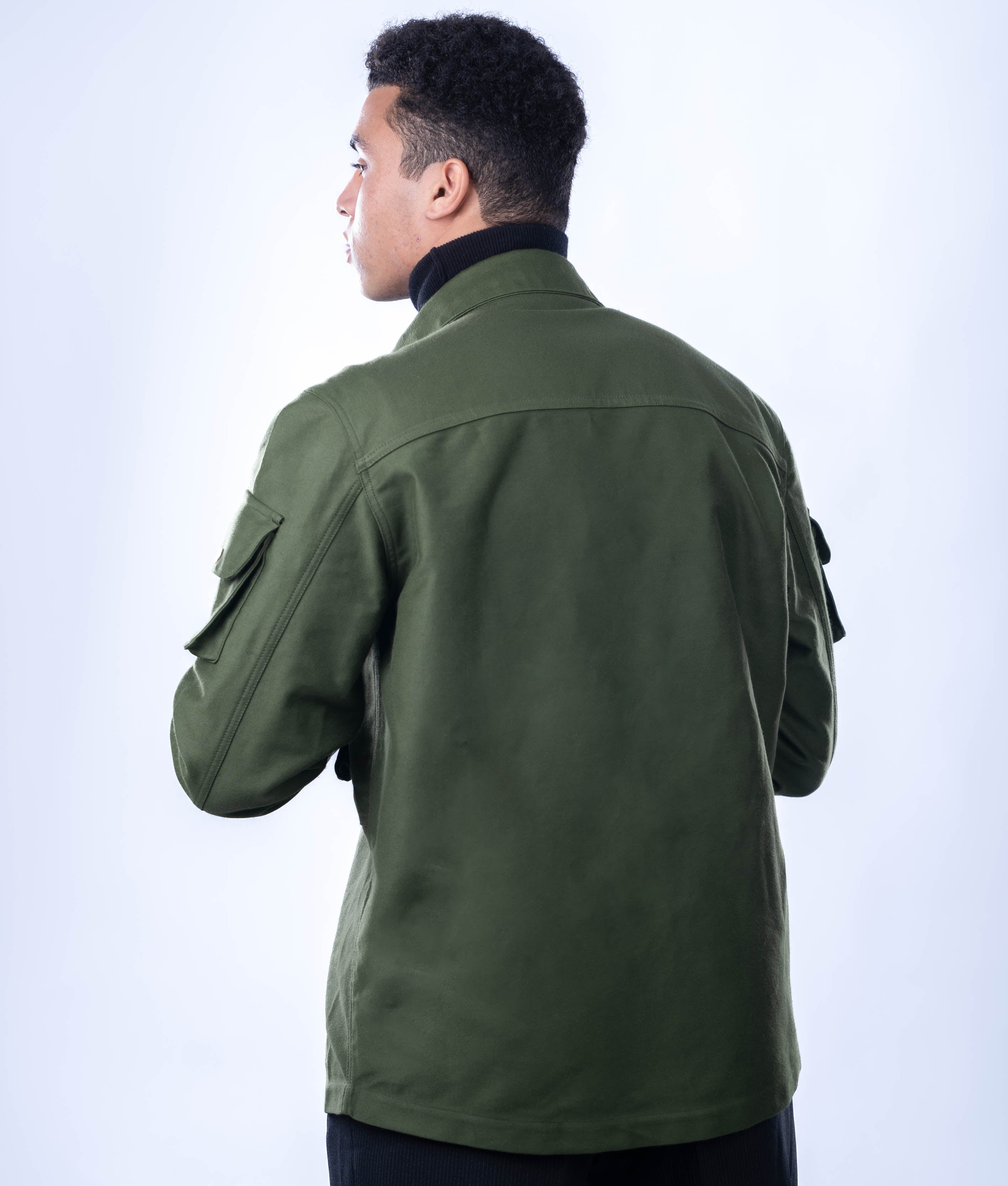 AZED Military Style green jacket