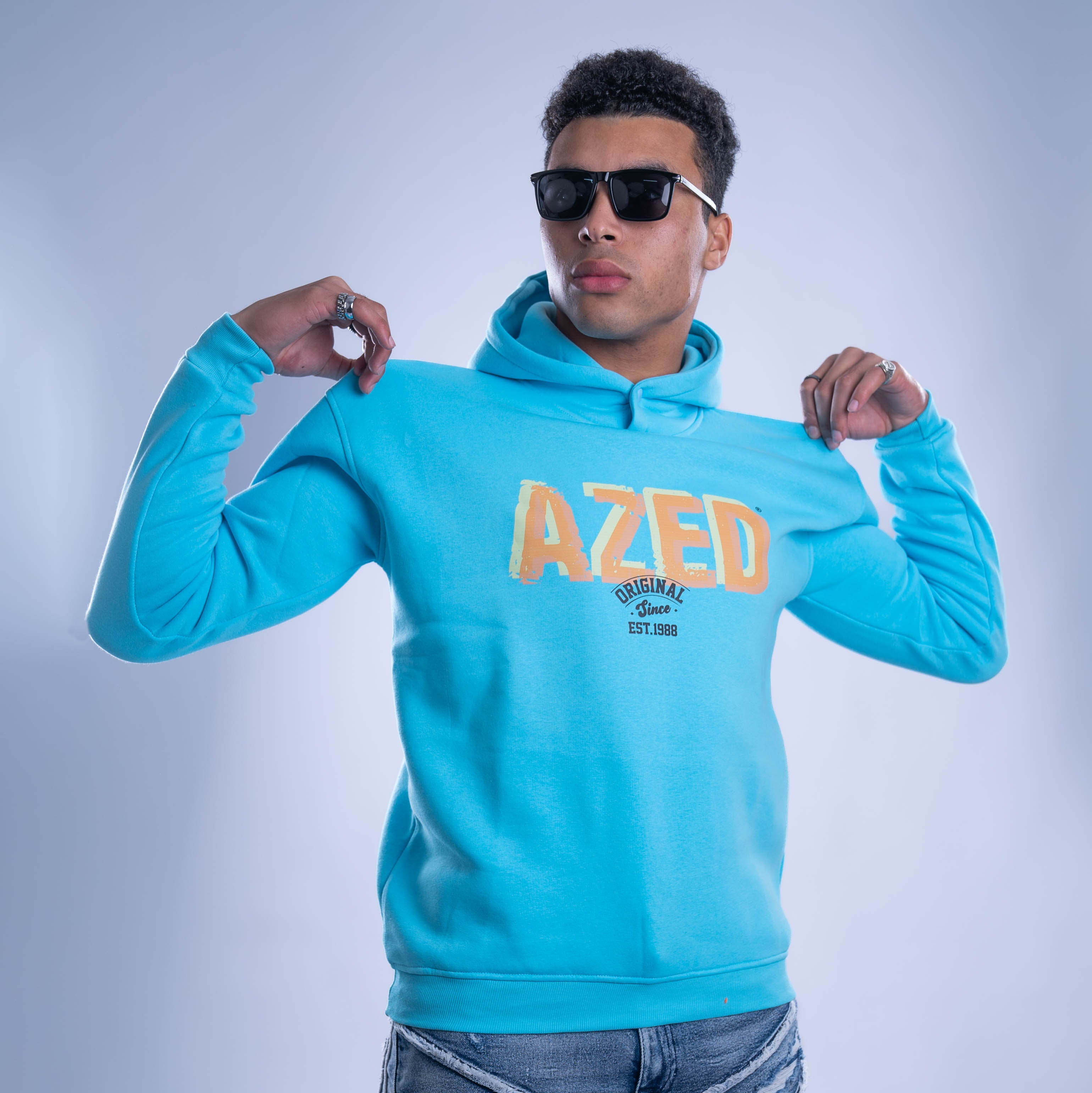 AZED® Original Hoodie — Sky Blue