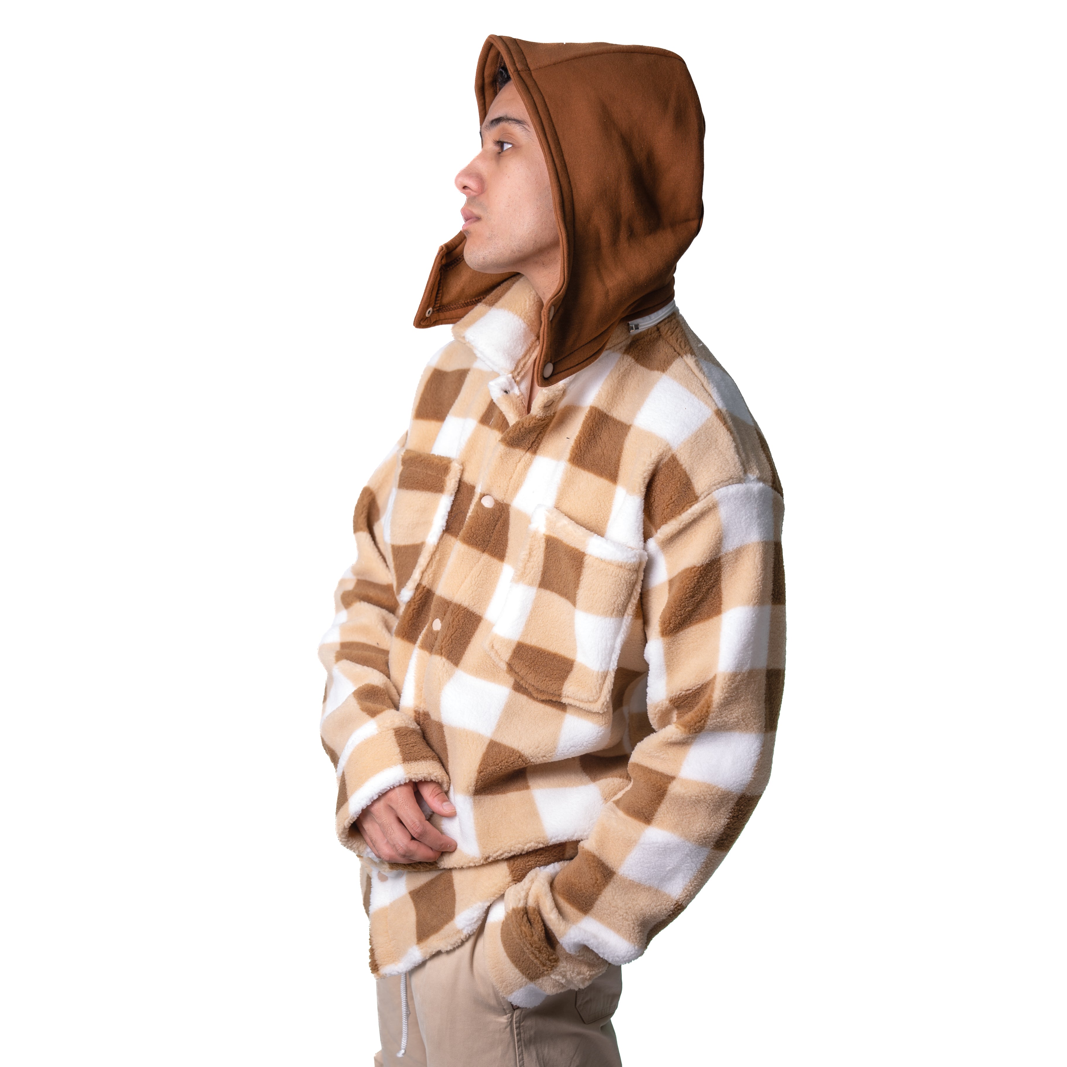 Premium Fleece Plaid Flannel Jacket V2