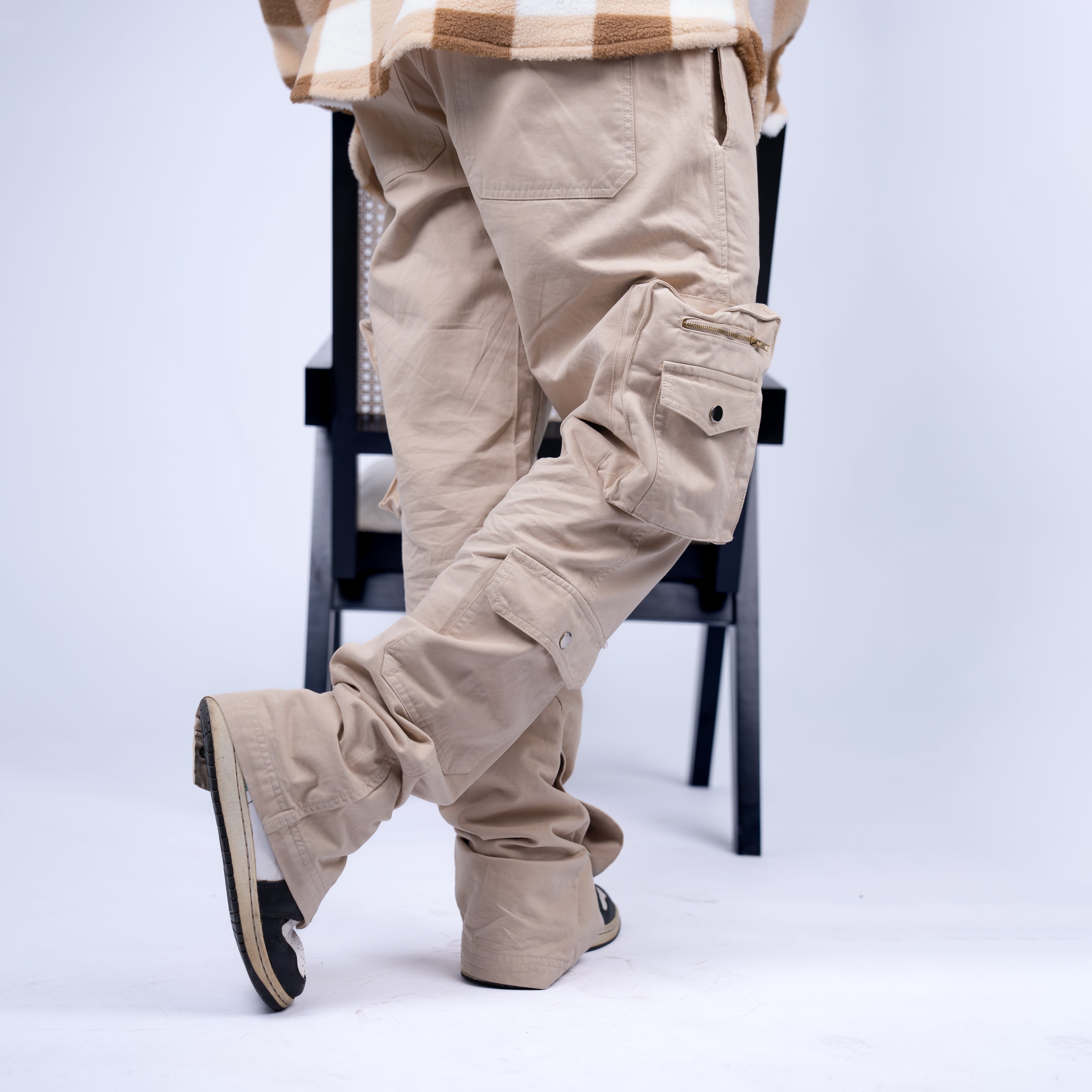 AZED® Utility Cargo Pants — Sand Beige