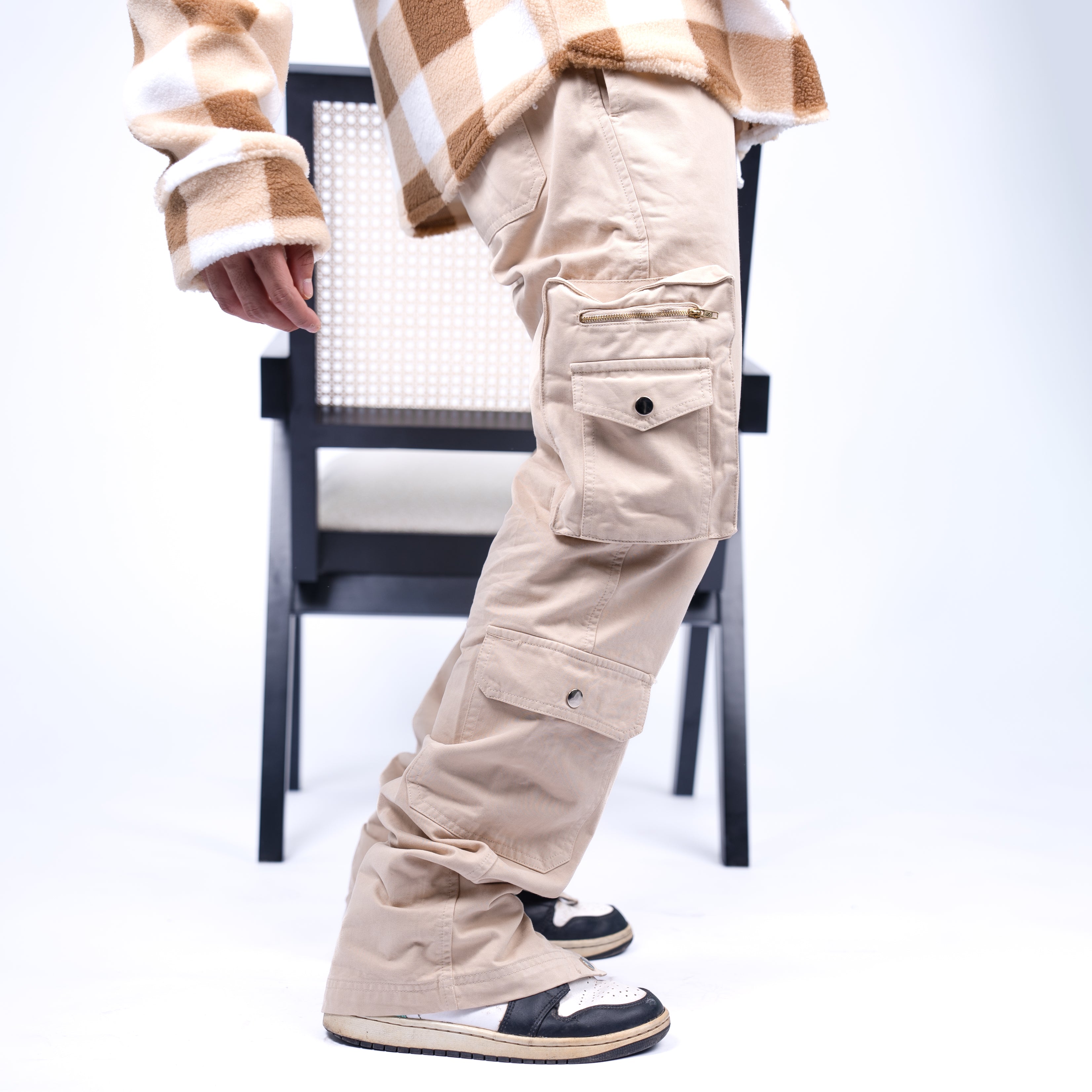 AZED® Utility Cargo Pants — Sand Beige