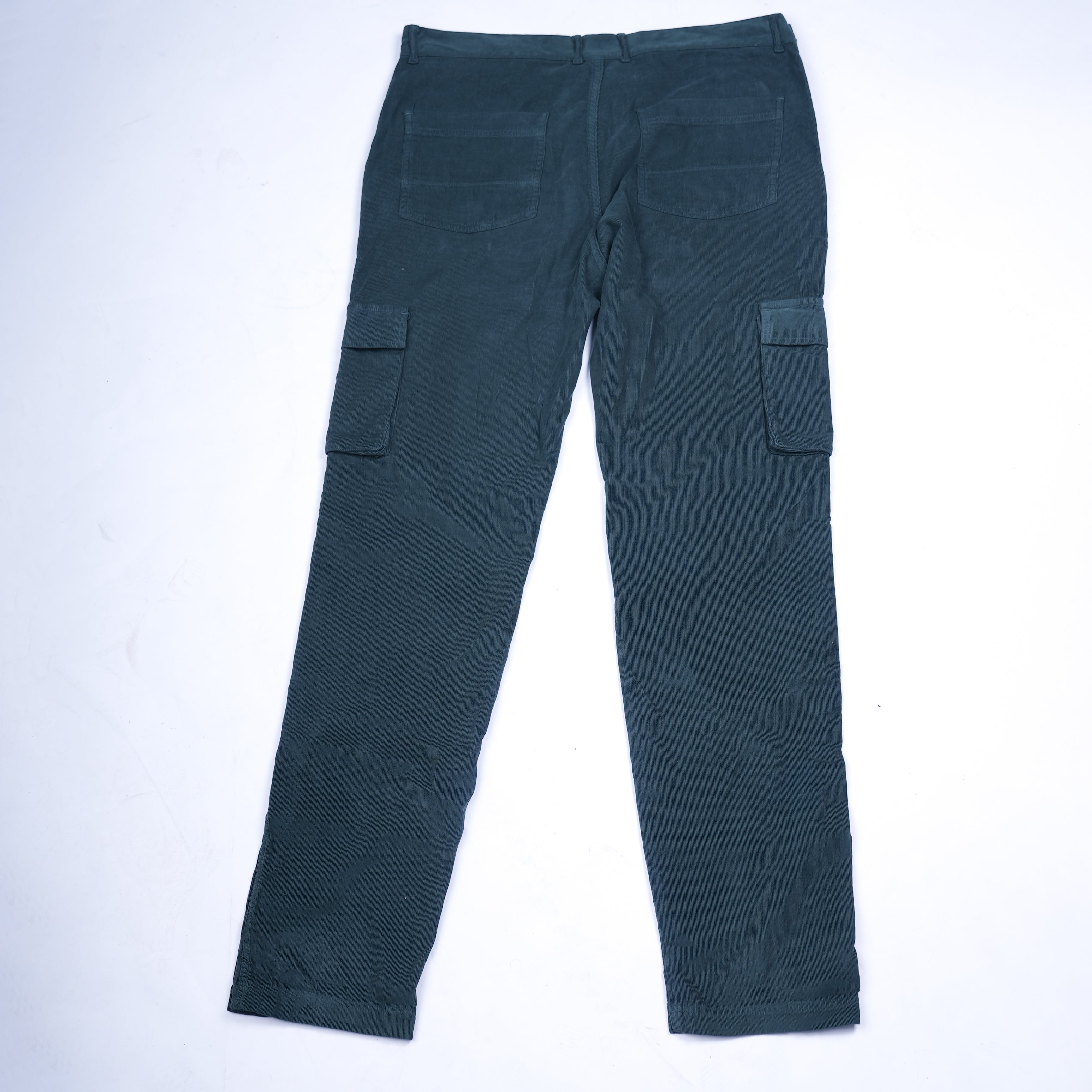 AZED® Corduroy Cargo Pants — Forest Green