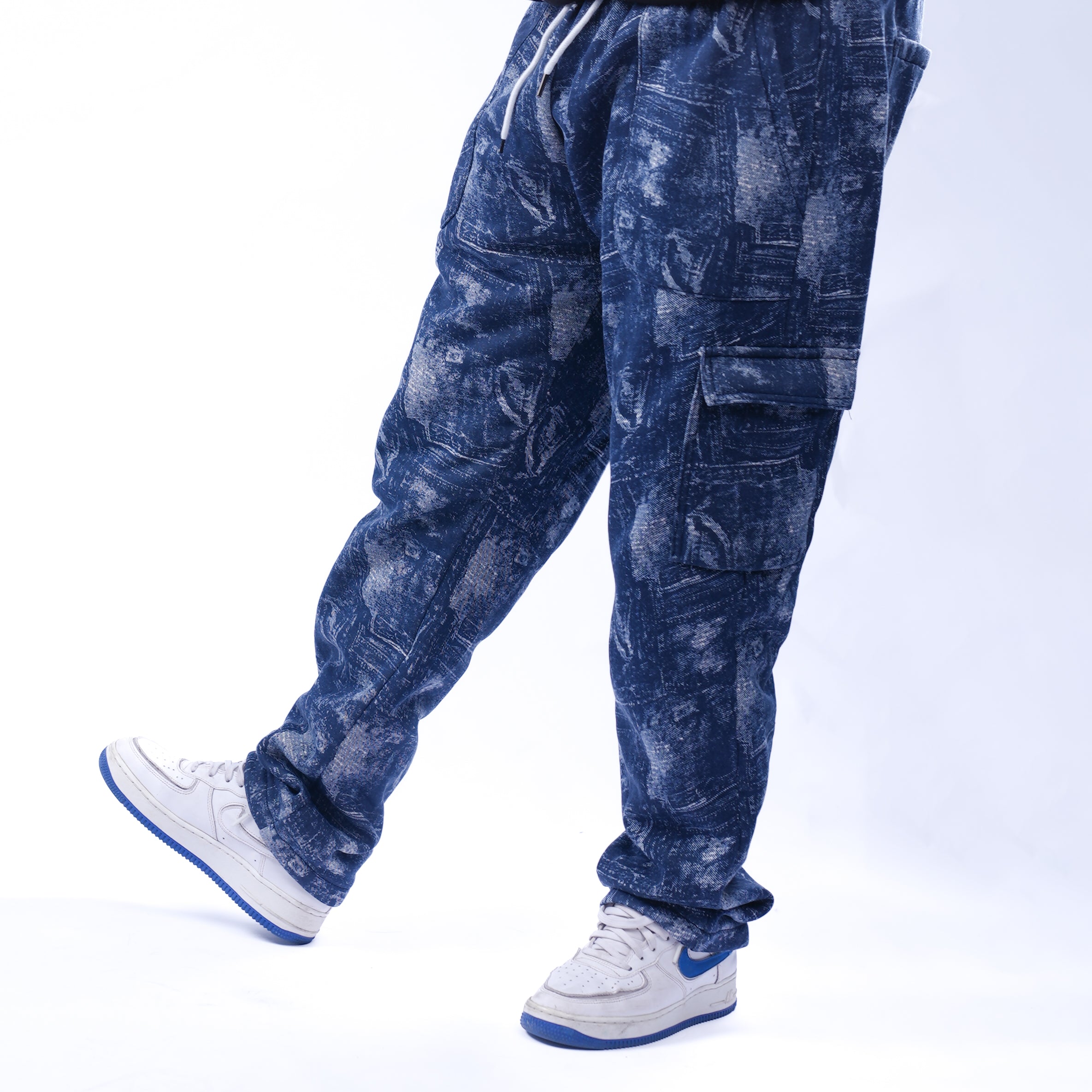 AZED® Cargo Pants — Washed Blue