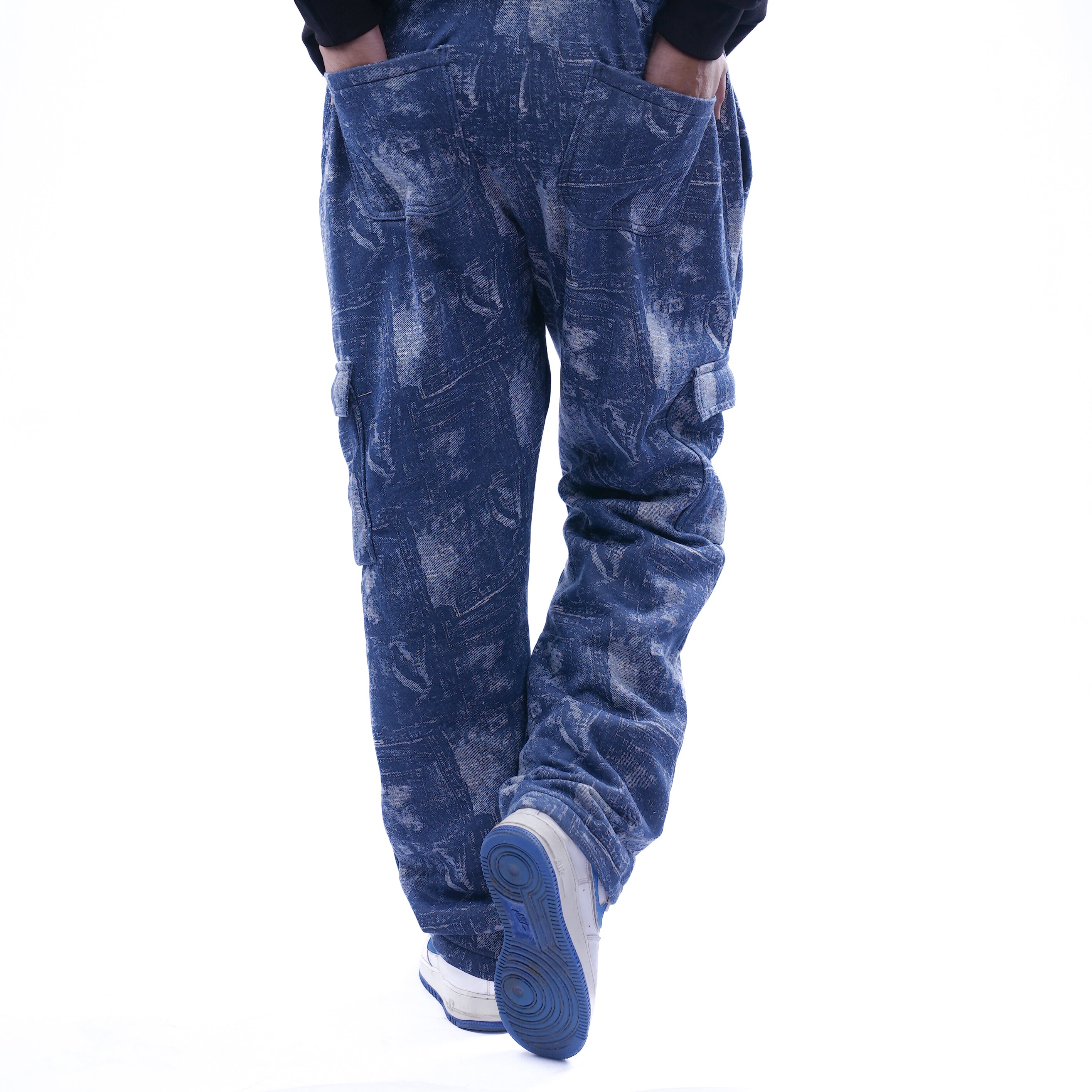 AZED® Cargo Pants — Washed Blue