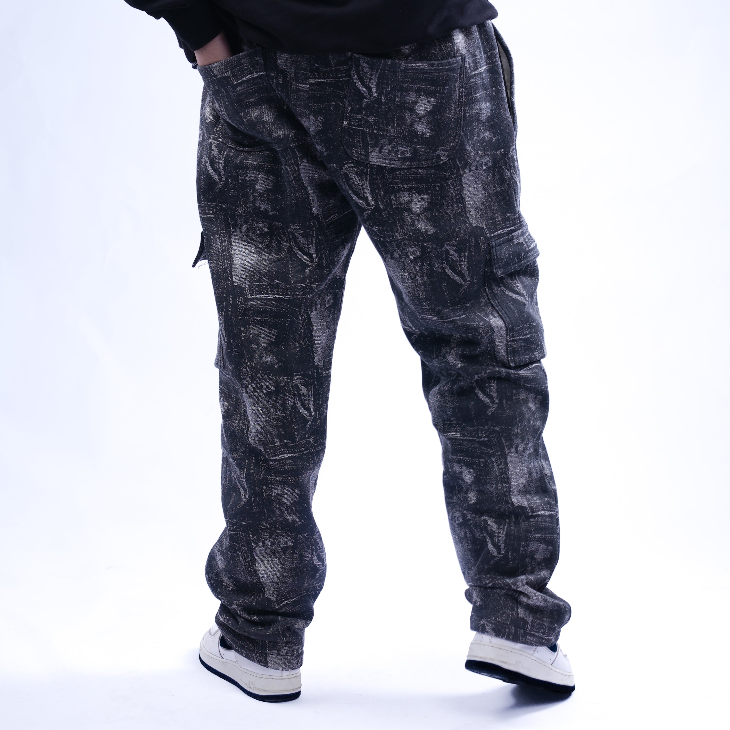 AZED® Cargo Pants — Washed Black