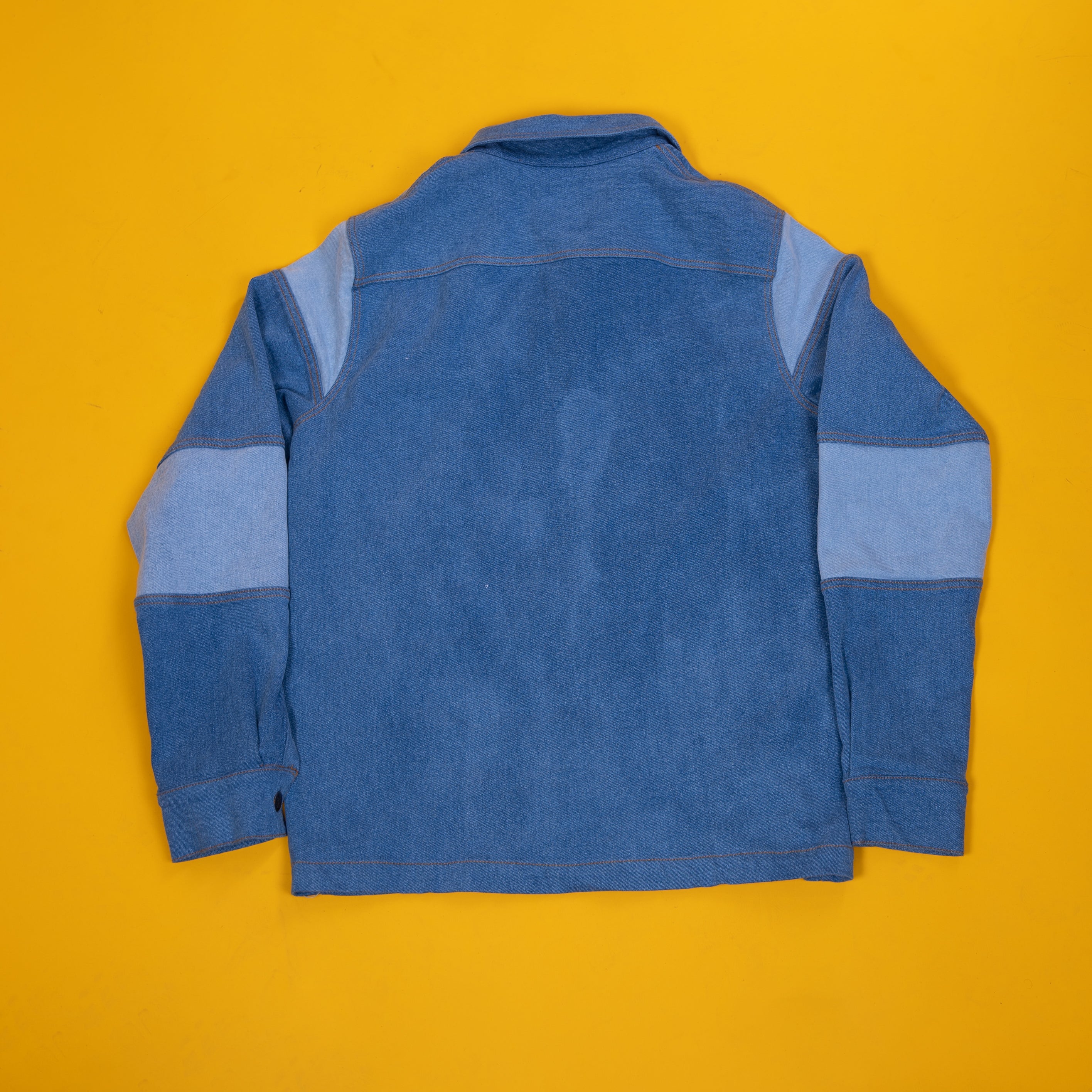 AZED Patchwork Denim Overshirt