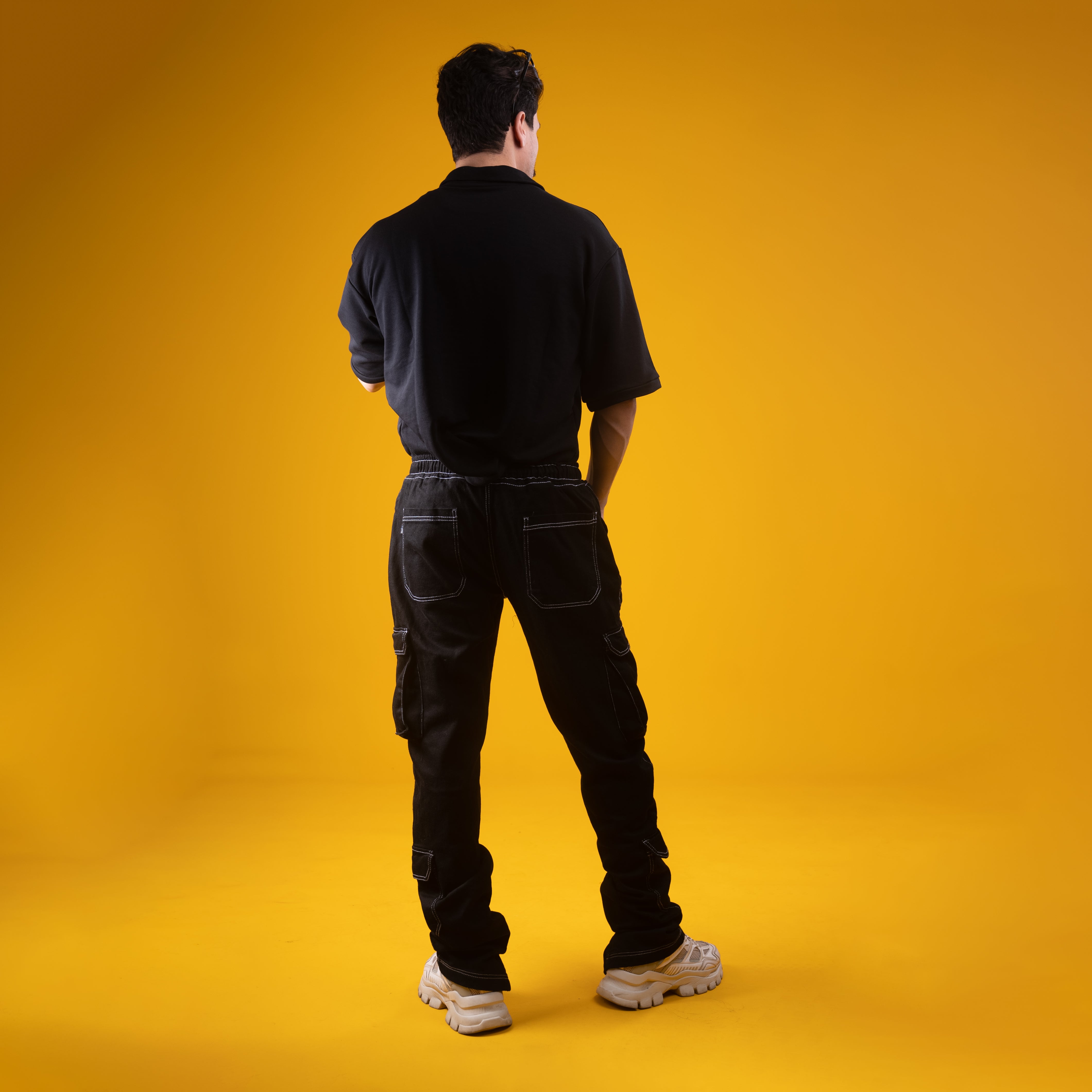 AZED® Utility Cargo Pants — Black Stitch Edition