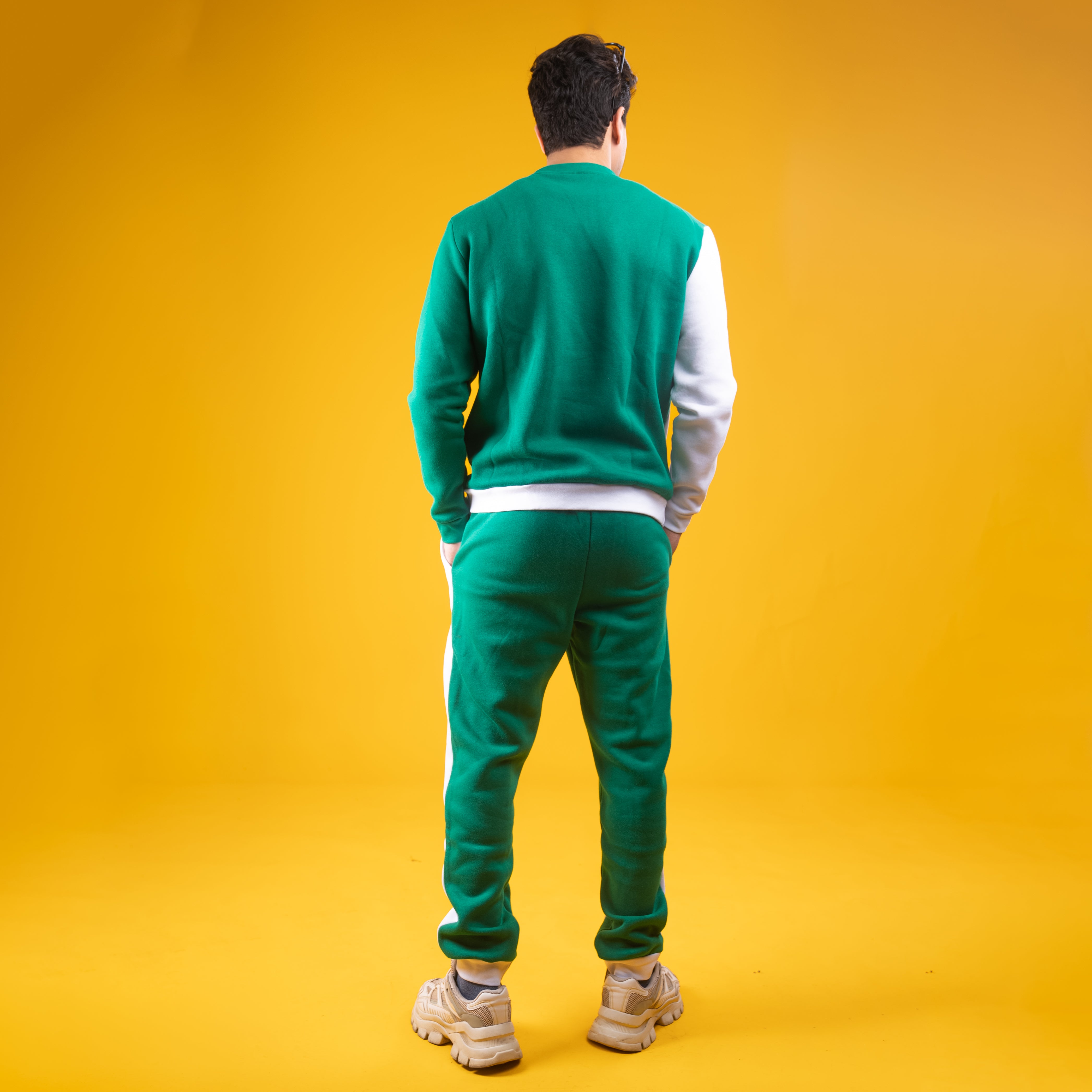 AZED® Wave Tracksuit — Green & White Edition