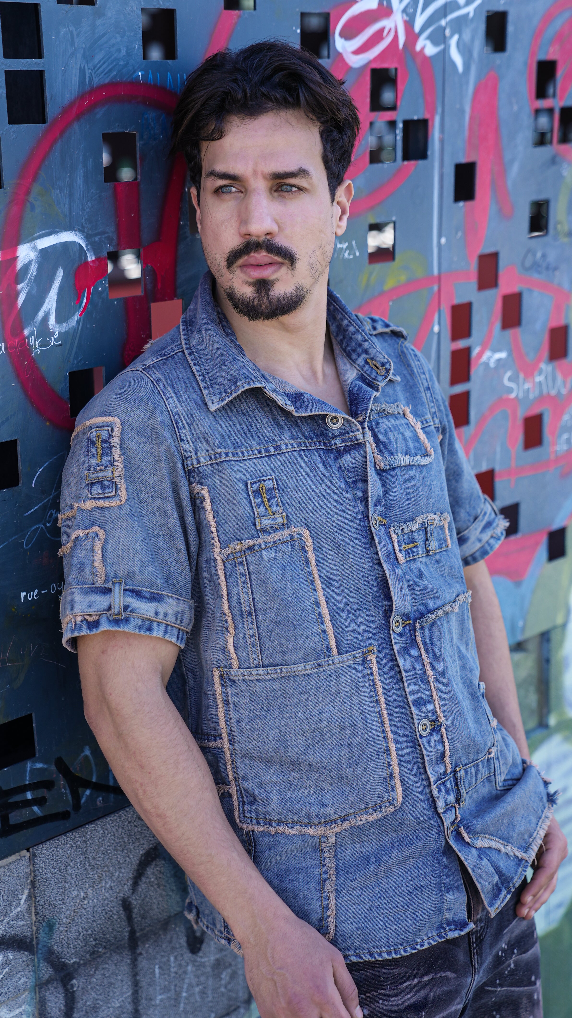 AZED® Utility Denim Shirt — Raw Edge Edition
