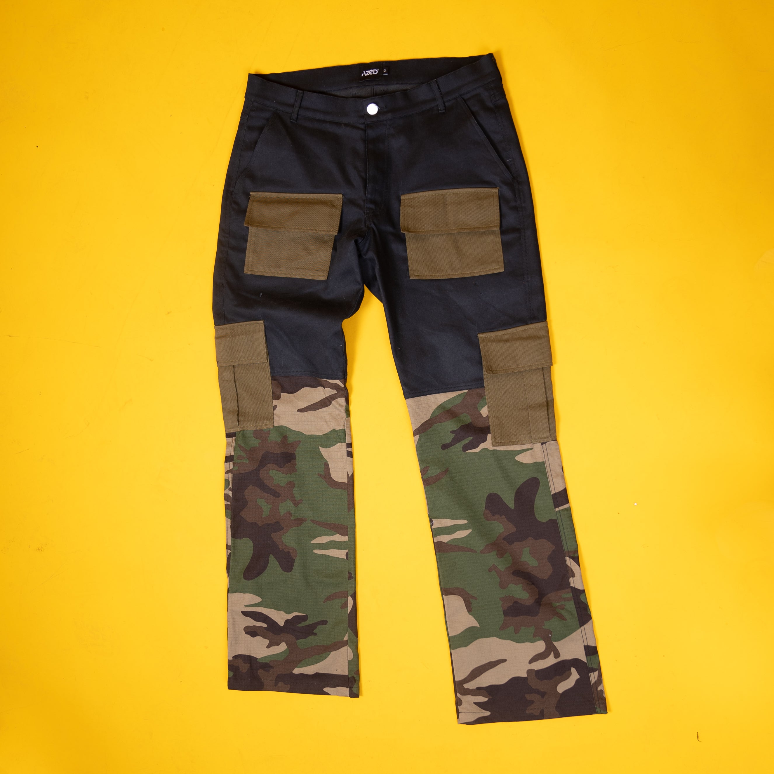 AZED® Hybrid Cargo Pants — Camo & Black