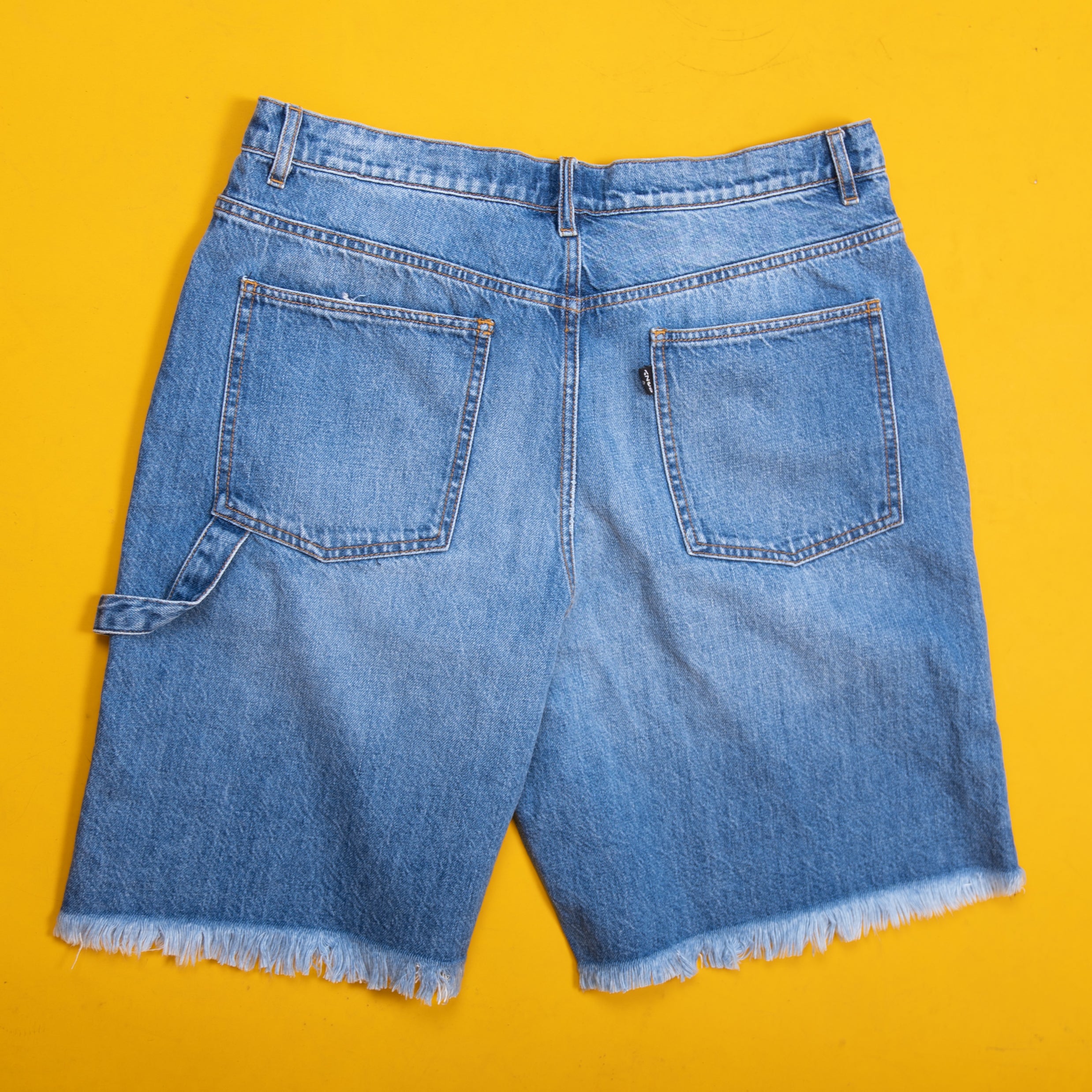 AZED® Dual Tone Denim Shorts — Patchwork Edition