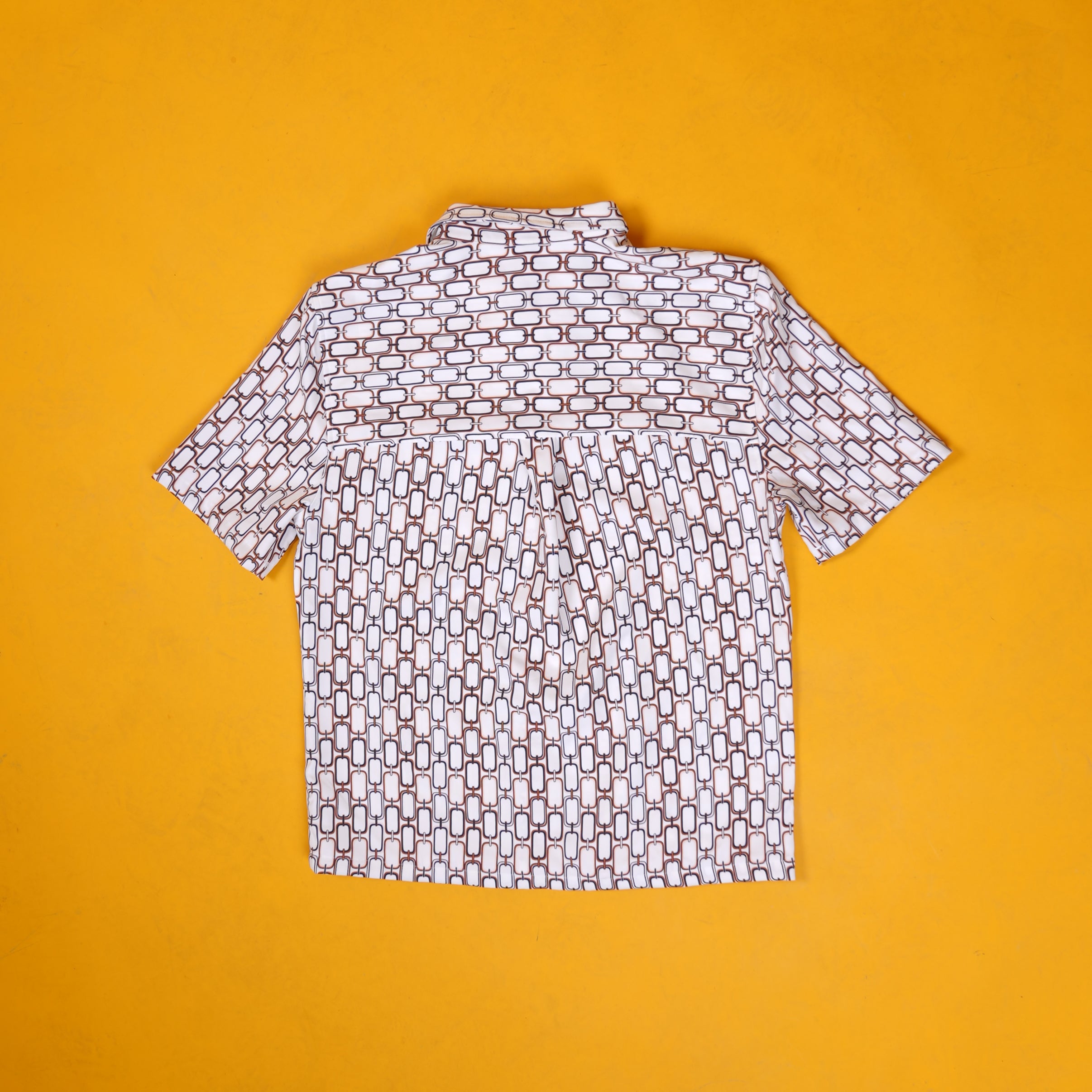 AZED Chaincode  Short-Sleeve Button-Up Shirt