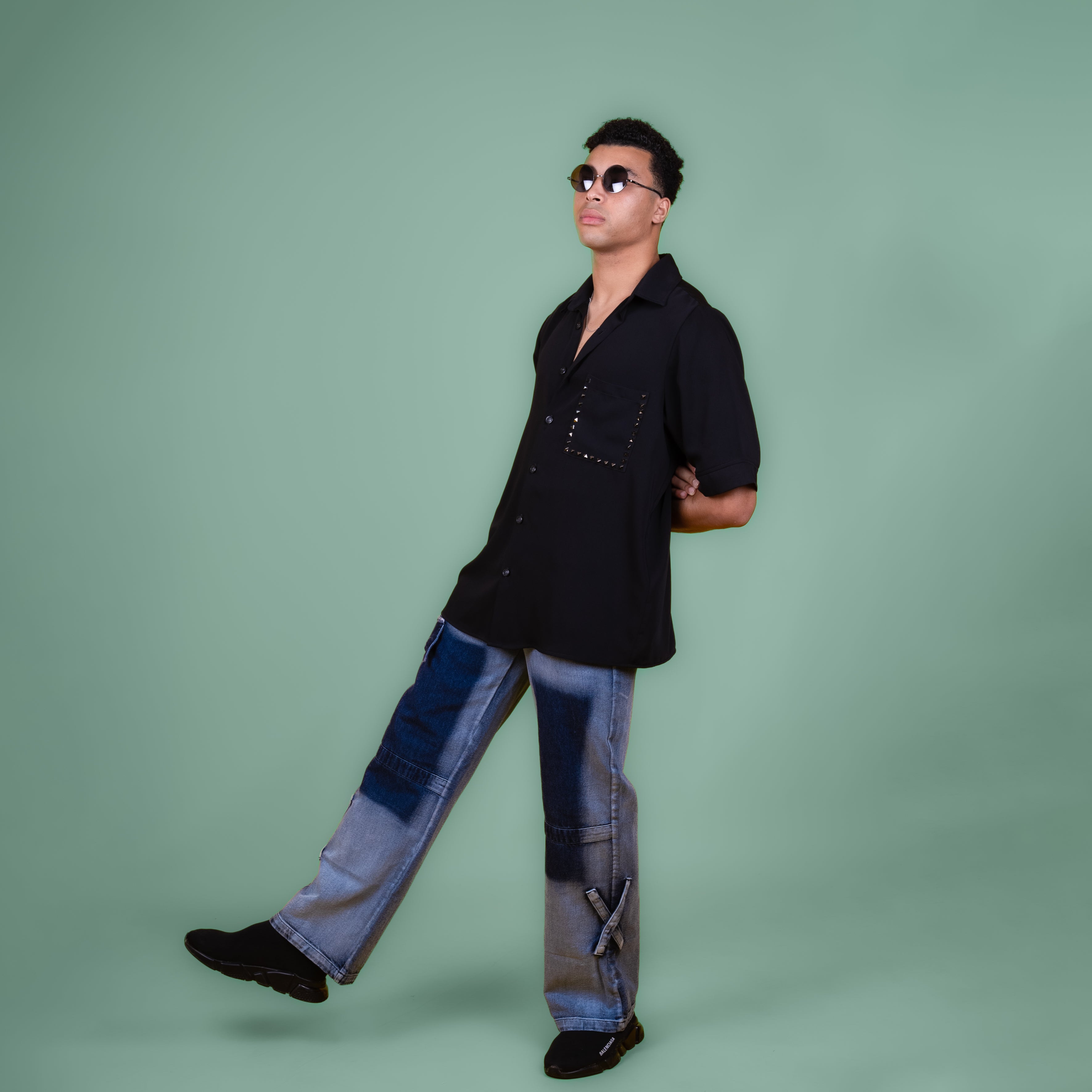 AZED® Luxe Pocket Shirt — Black Edition