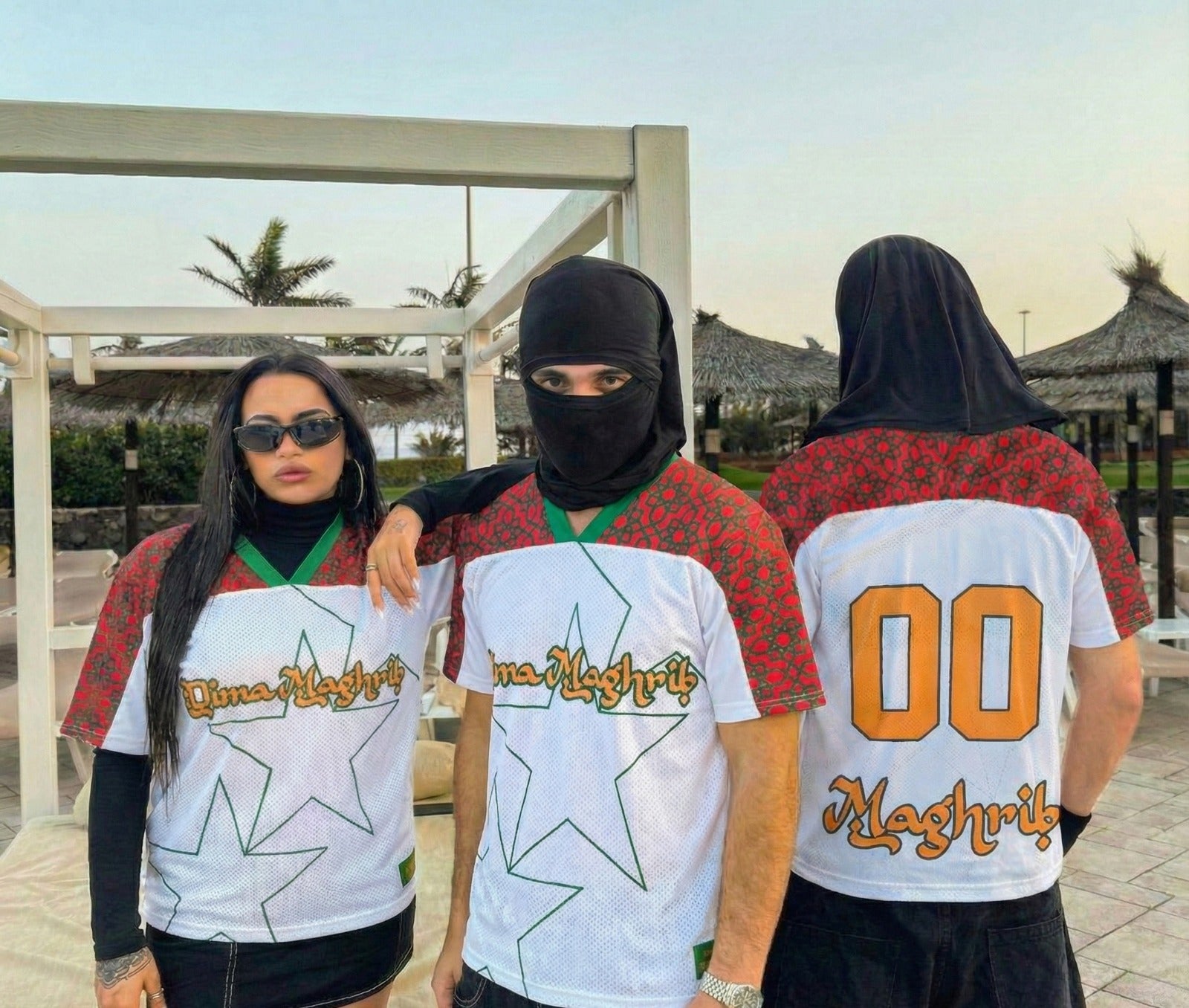 Dima Maghrib Limited Edition Morocco Jersey☆Red&White☆