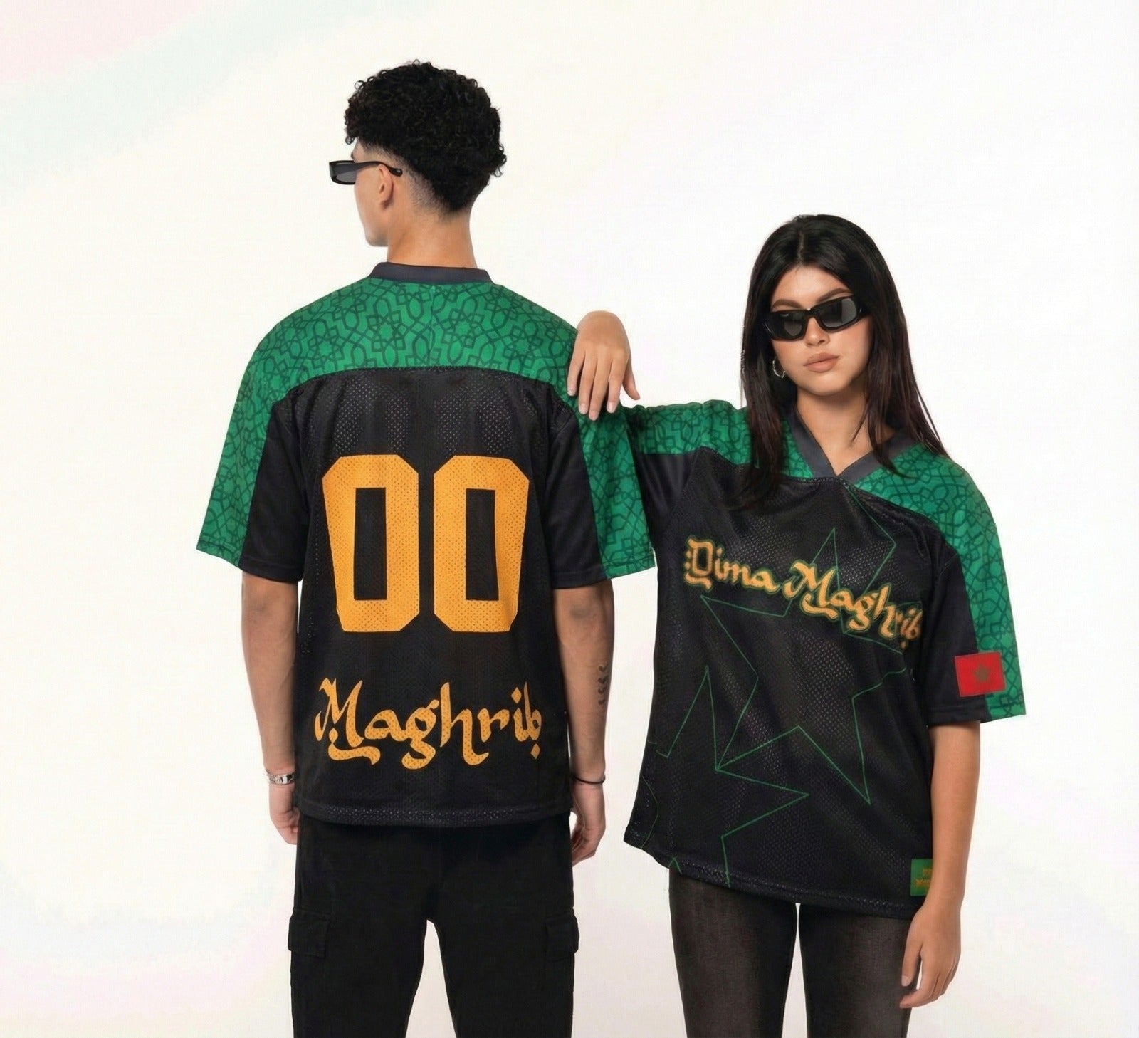 Dima Maghrib Limited Edition Morocco Jersey☆Black&Green☆