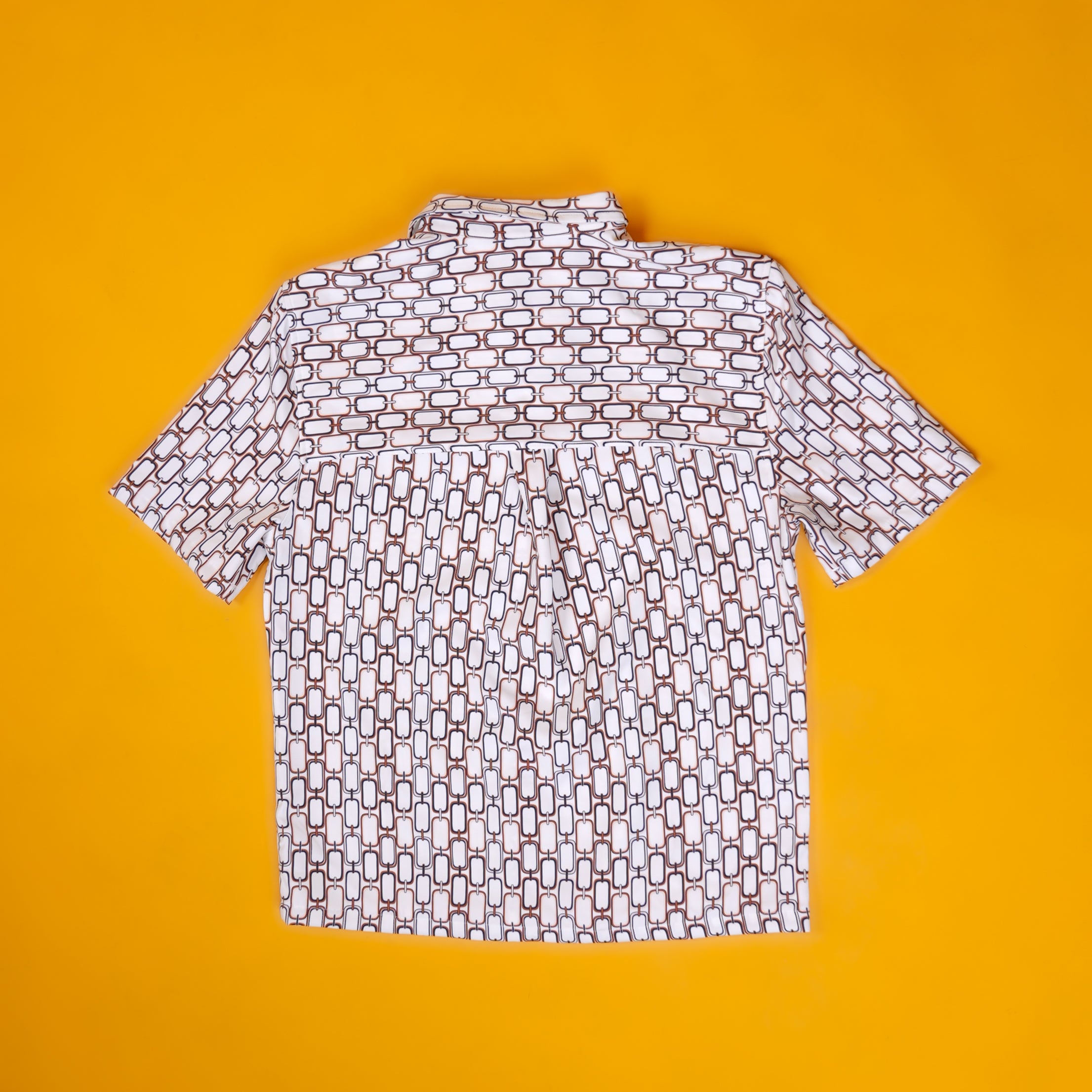AZED Chaincode  Short-Sleeve Button-Up Shirt