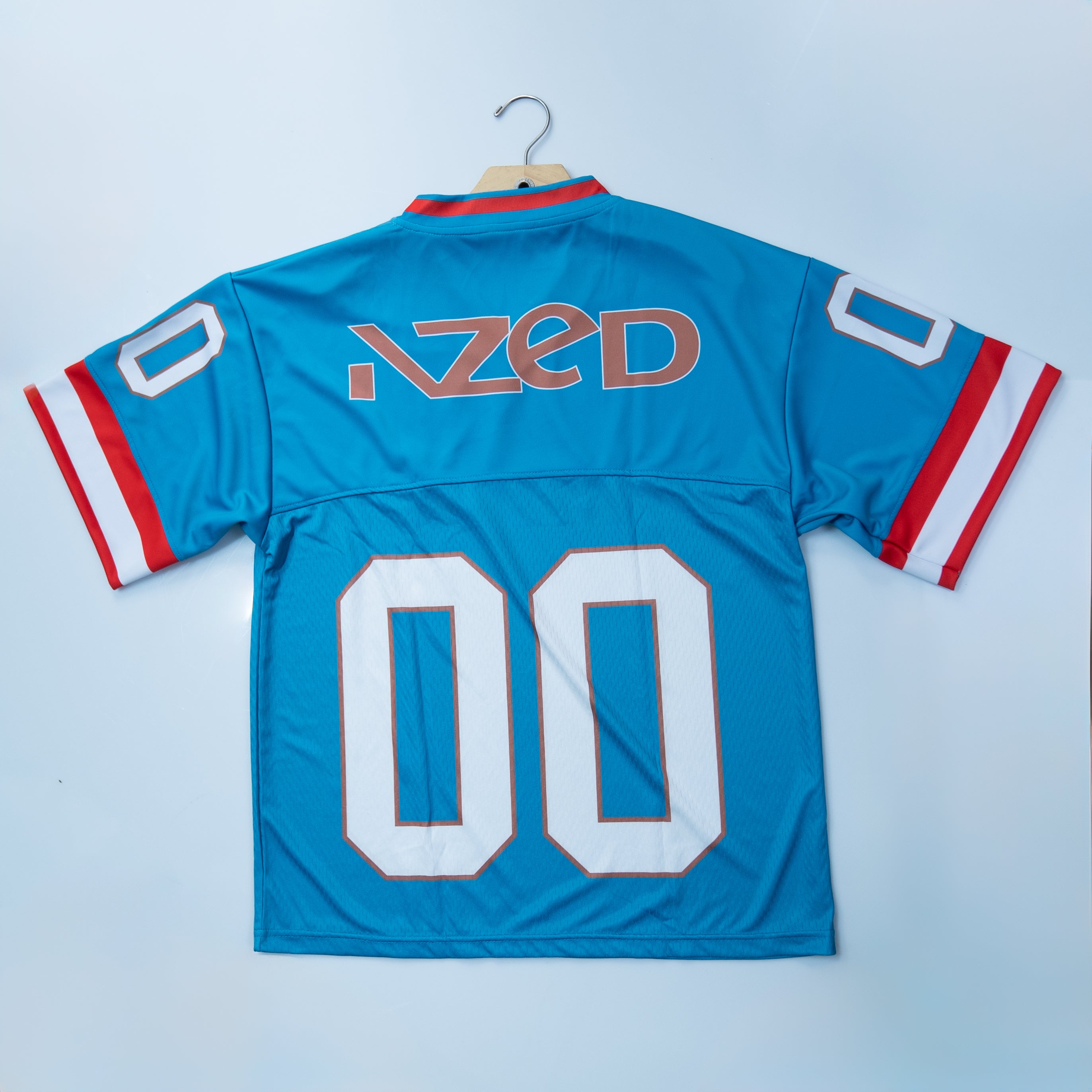 AZED Vintage Sky Blue Jersey – Retro Football Style