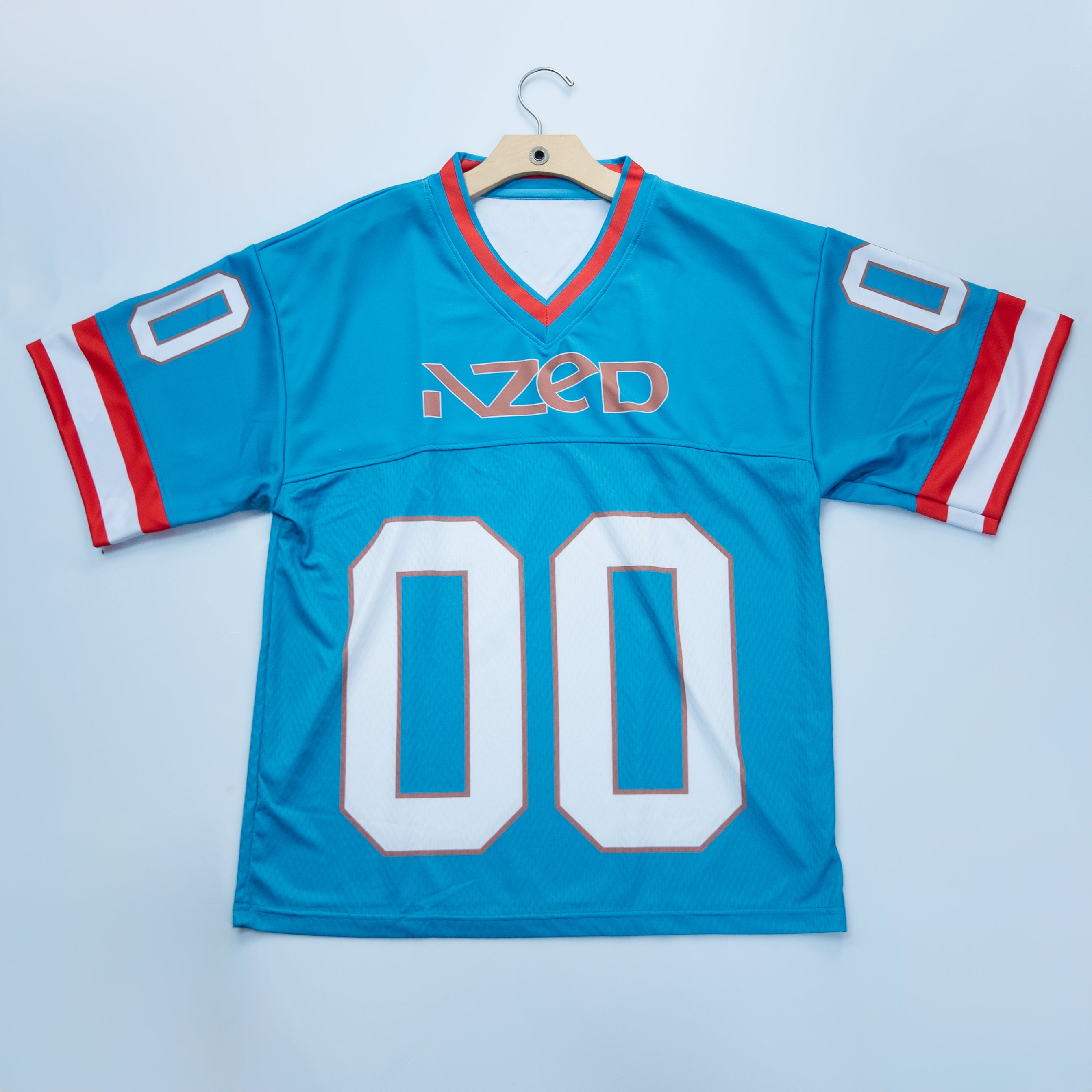 AZED Vintage Sky Blue Jersey – Retro Football Style