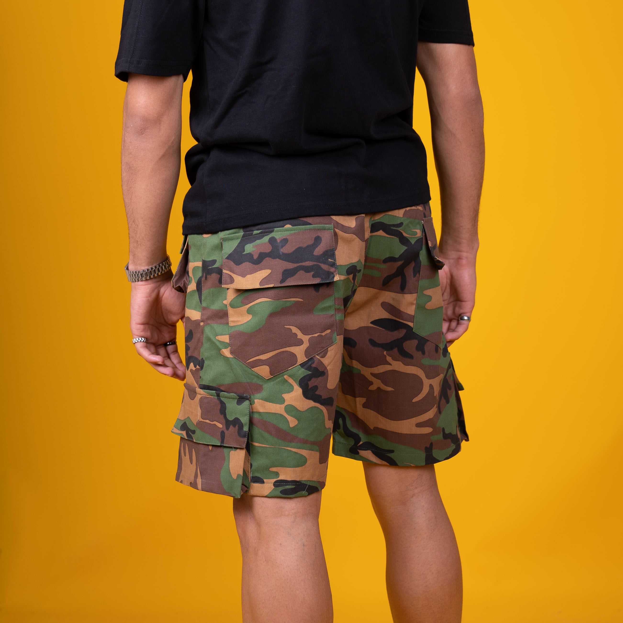 AZED® Camo Cargo Shorts — Tactical Green Edition