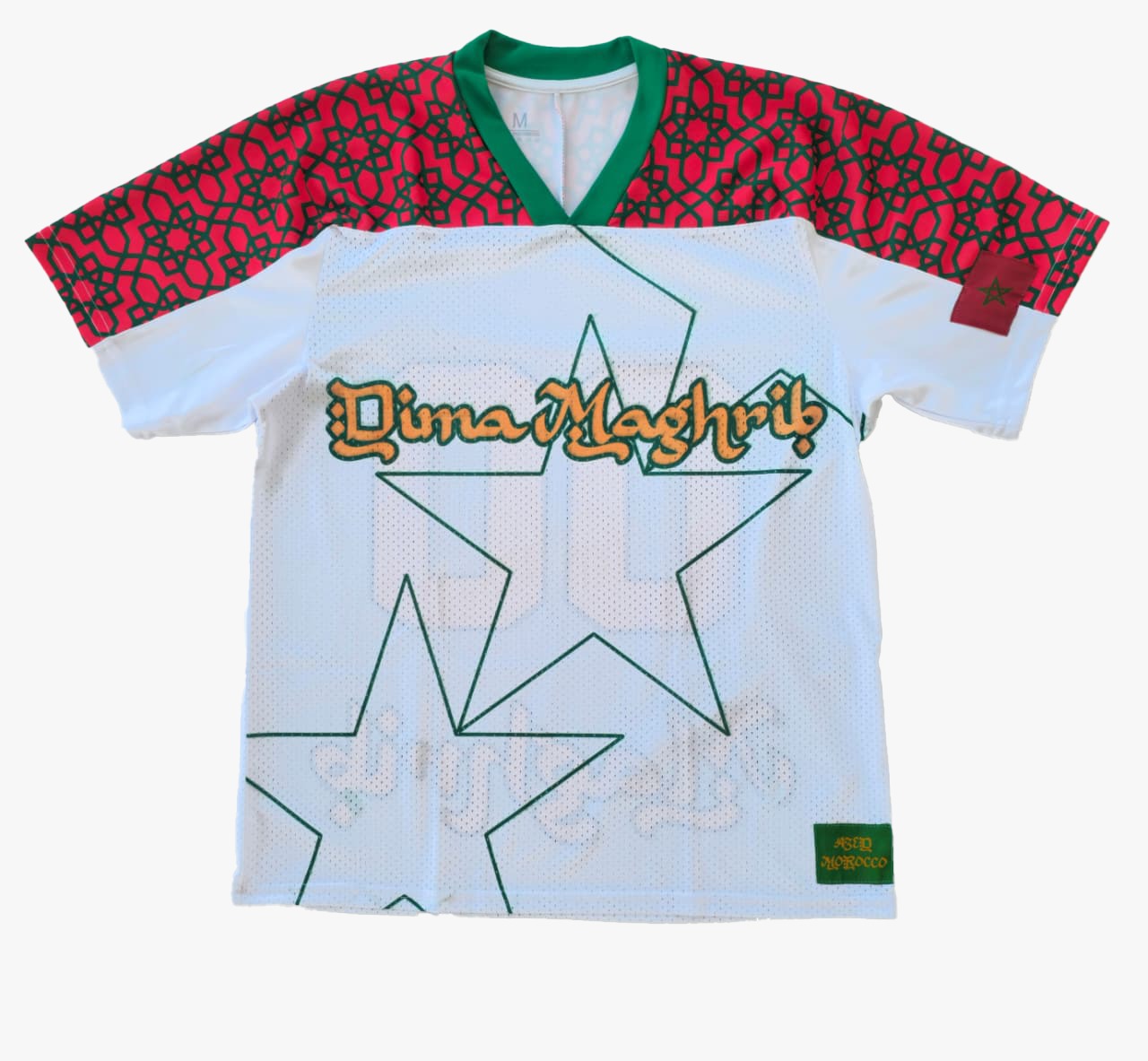 Dima Maghrib Limited Edition Morocco Jersey☆Red&White☆