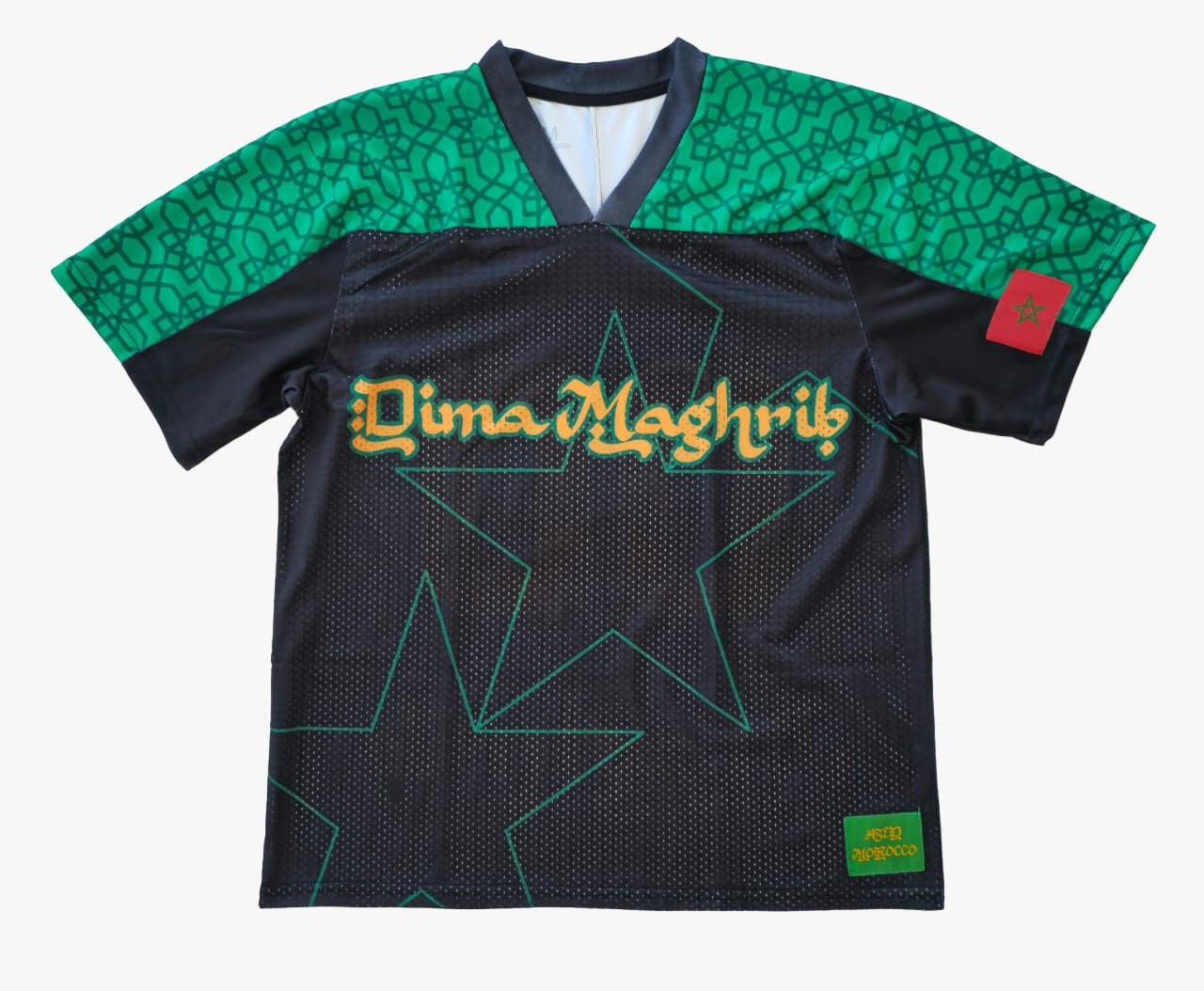 Dima Maghrib Limited Edition Morocco Jersey☆Black&Green☆