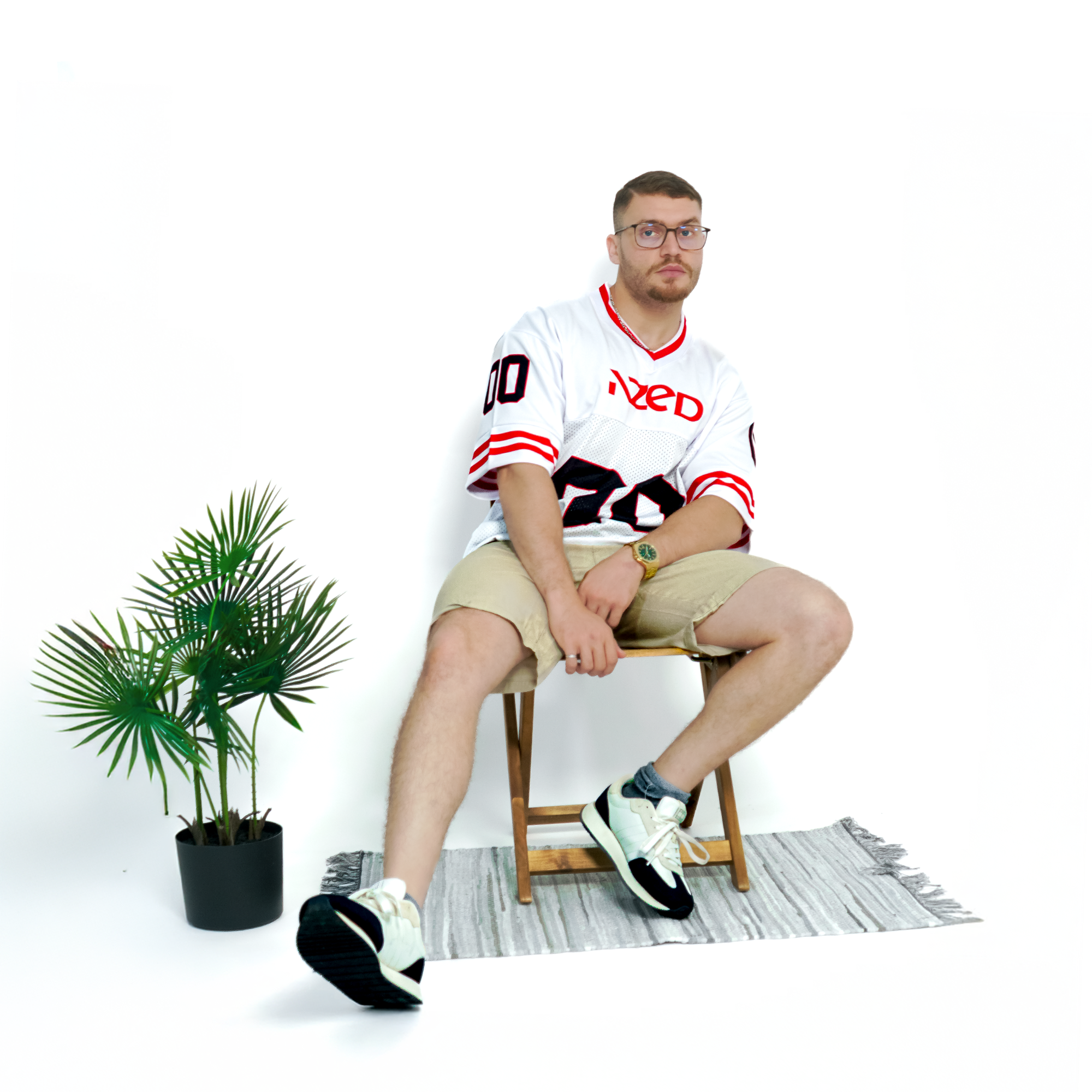 AZED Vintage Football Jersey – White Edition