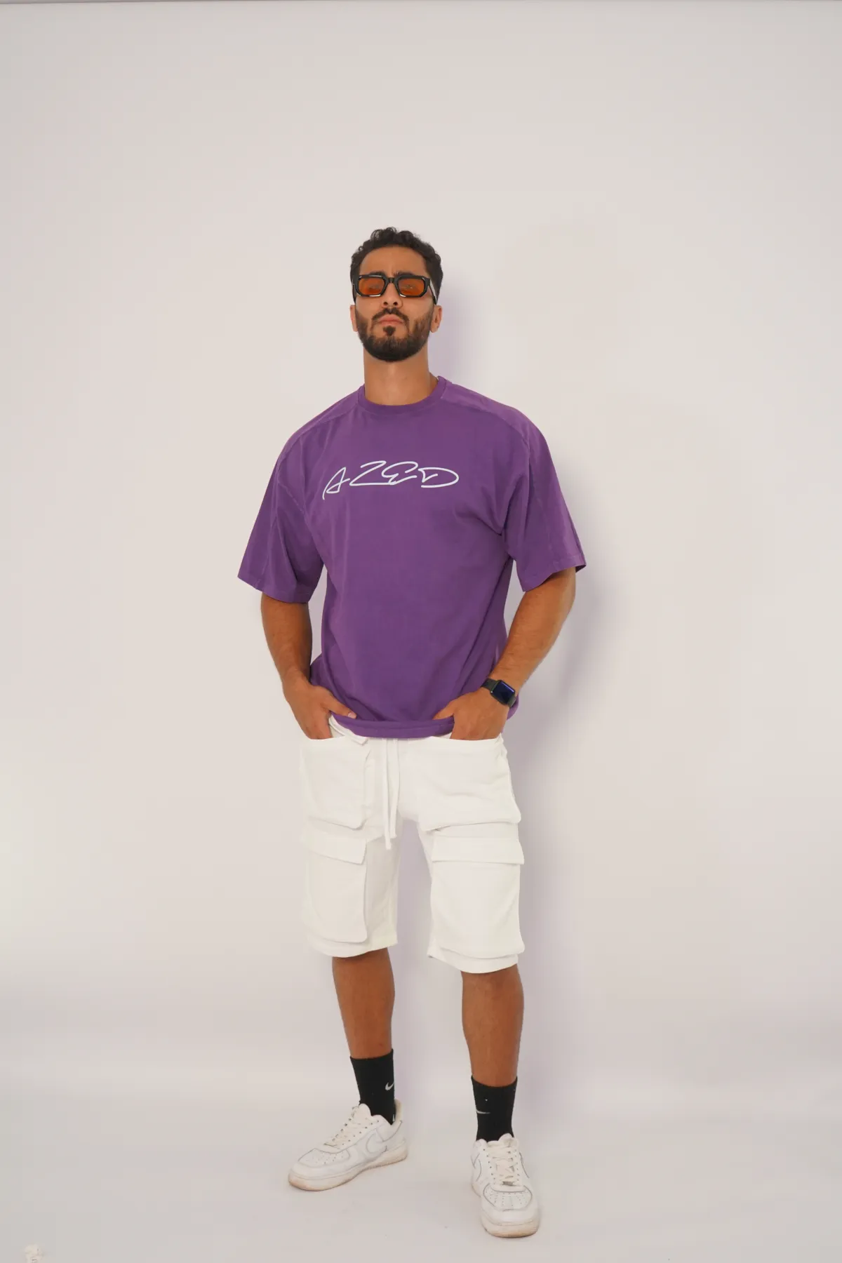 AZED Signature Oversized Washed Tee